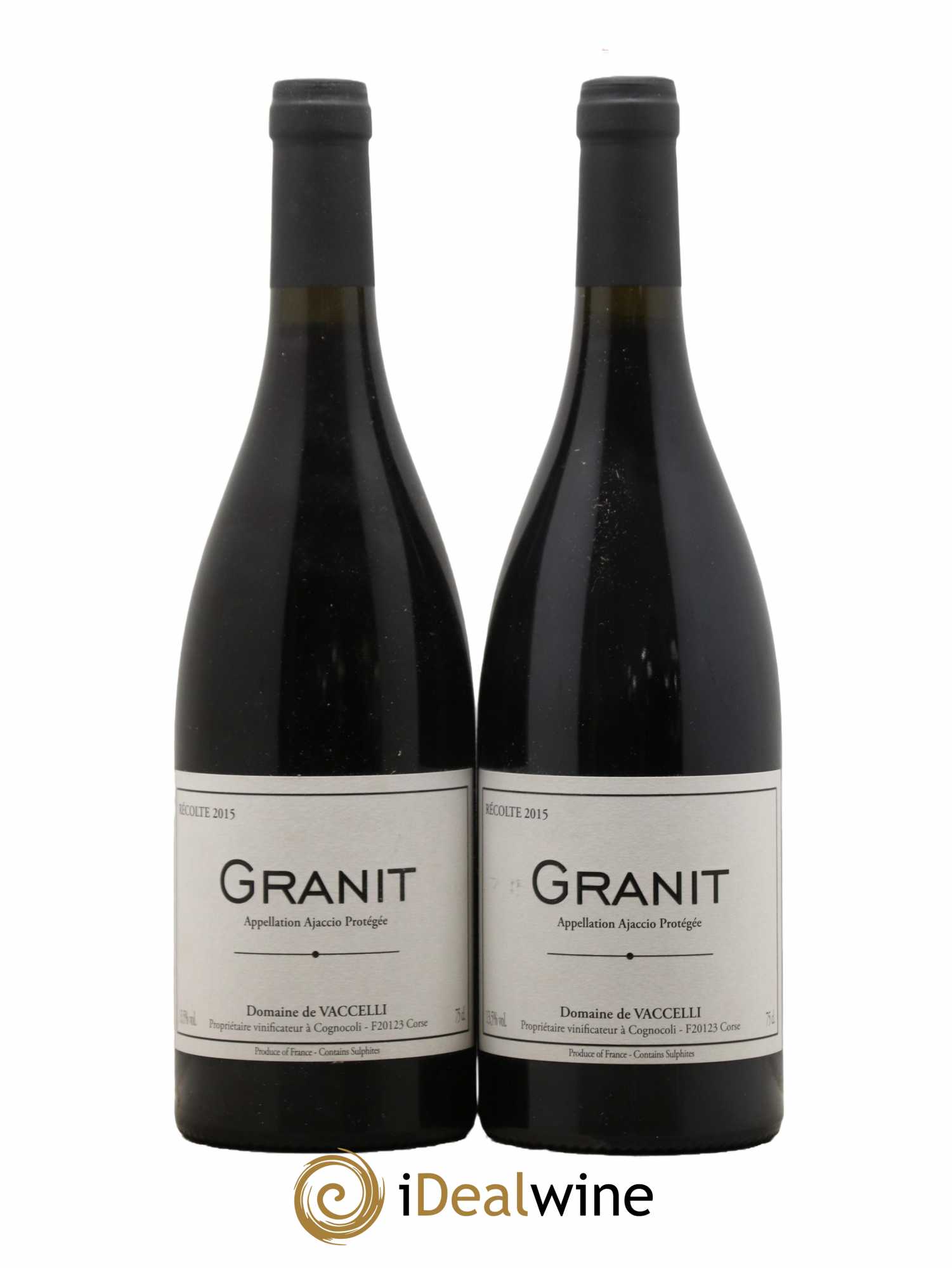 Ajaccio Granit Vaccelli 2015 - Lot de 2 bouteilles - 0