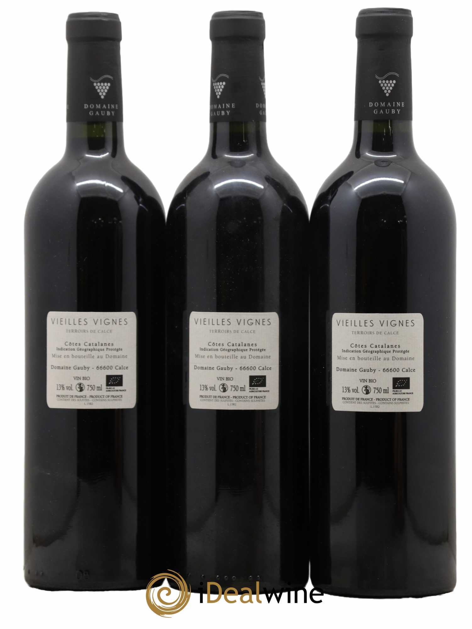 IGP Côtes Catalanes  Vieilles Vignes Gauby (Domaine) 2015 - Lot of 3 bottles - 1