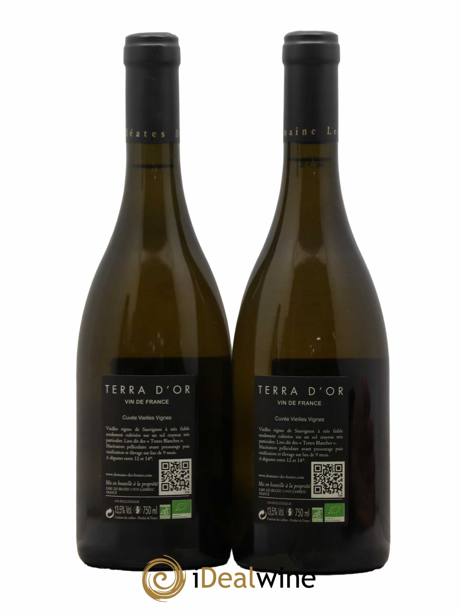 Divers Terra d'Or Vieilles Vignes Domaine les Béates 2014 - Lot de 2 bouteilles - 1