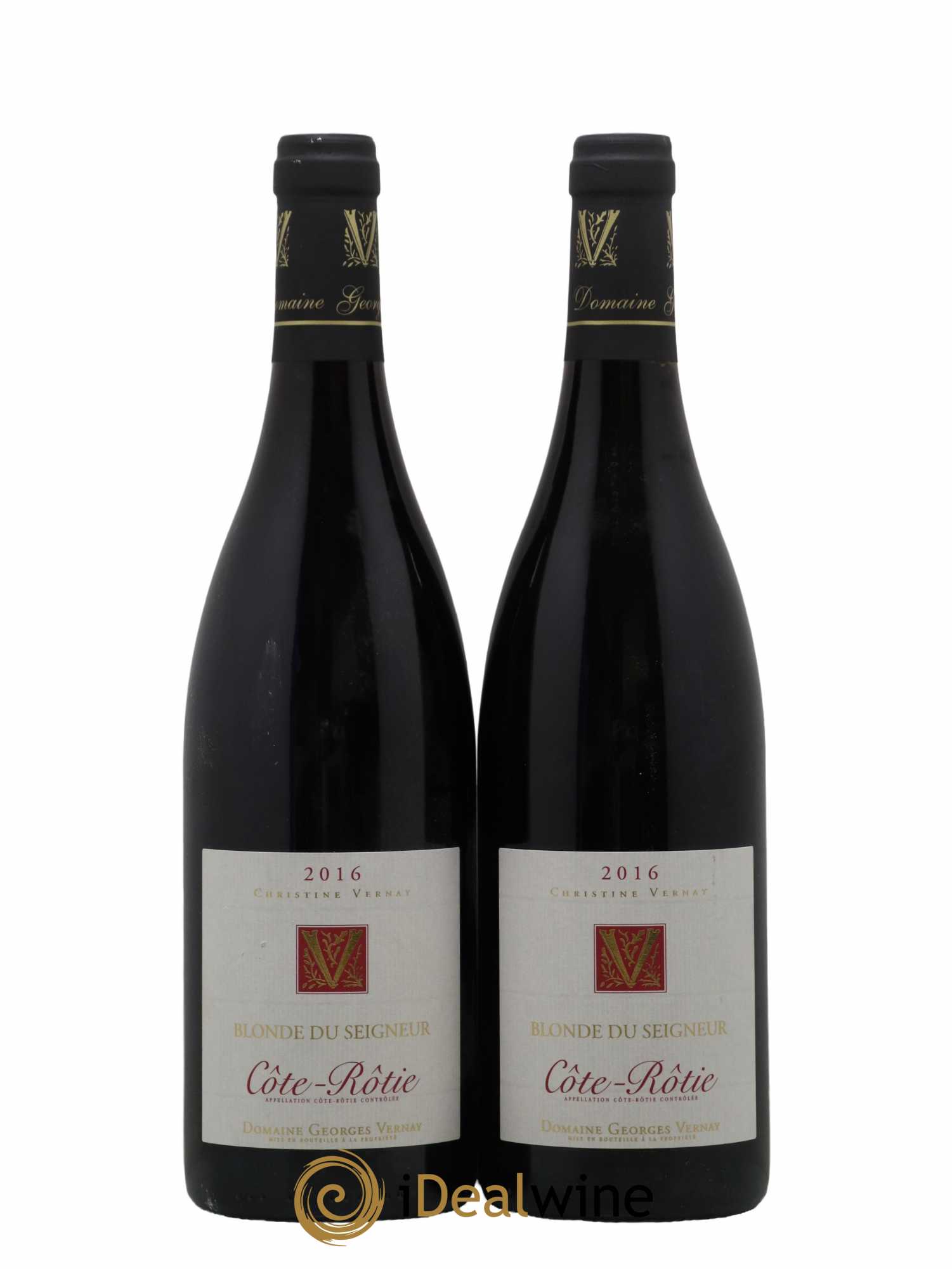 Côte-Rôtie George Vernay Blonde Du Seigneur 2016 - Lot de 2 bouteilles - 0