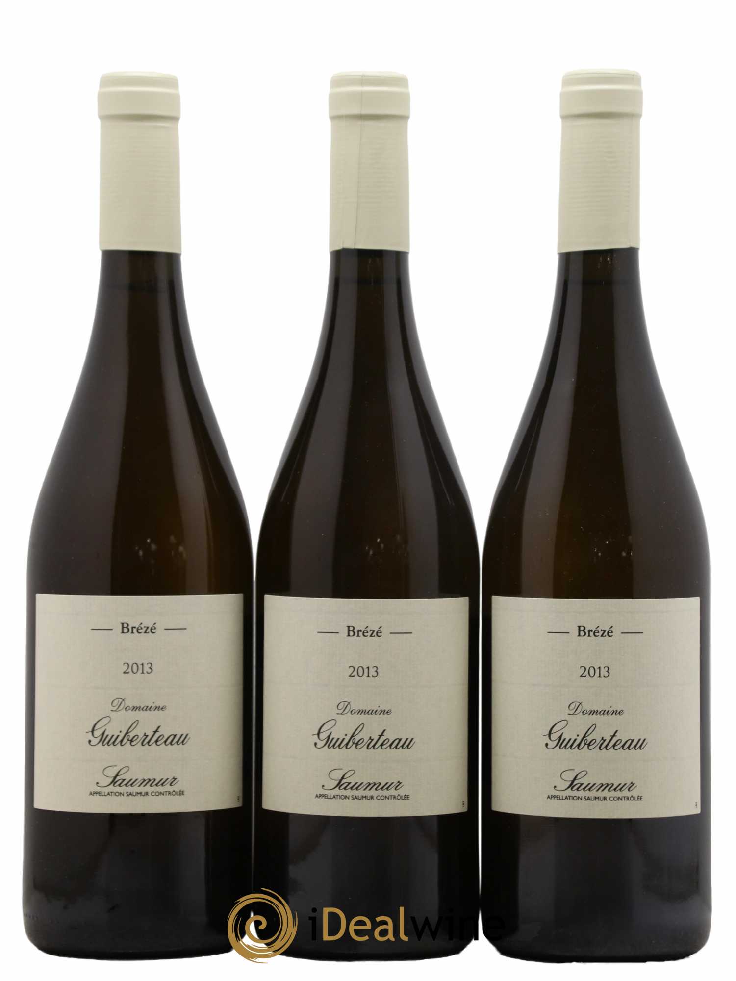 Saumur Brézé Domaine Guiberteau 2013 - Lot de 3 bouteilles - 0