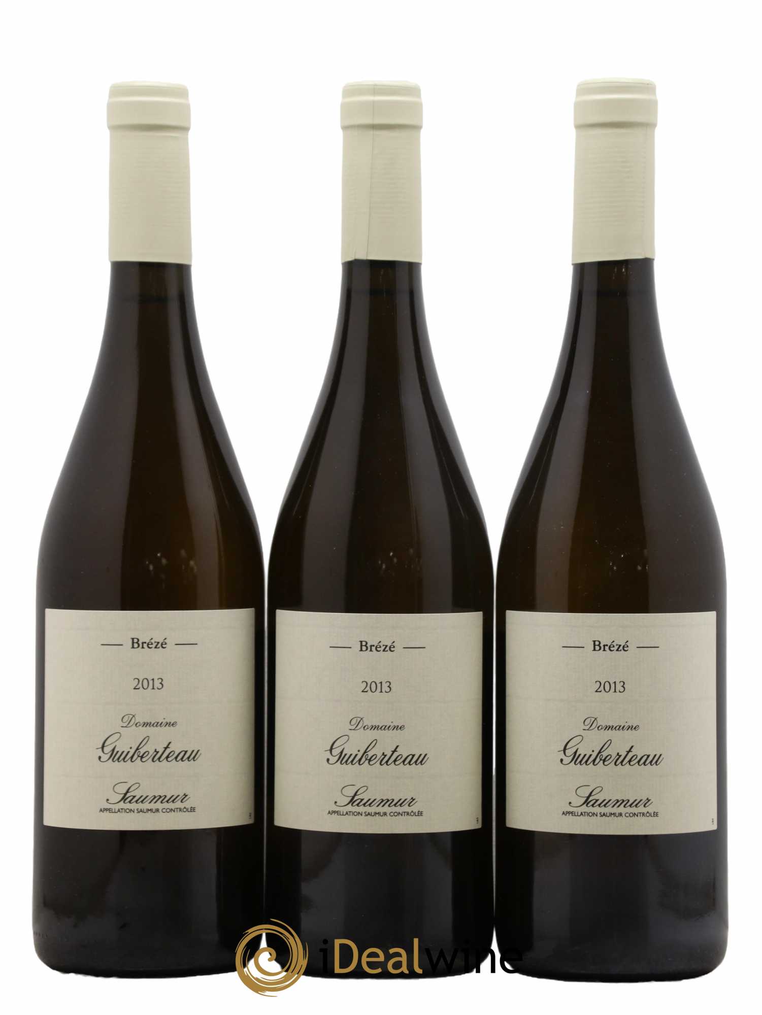 Saumur Brézé Domaine Guiberteau 2013 - Lot de 3 bouteilles - 0