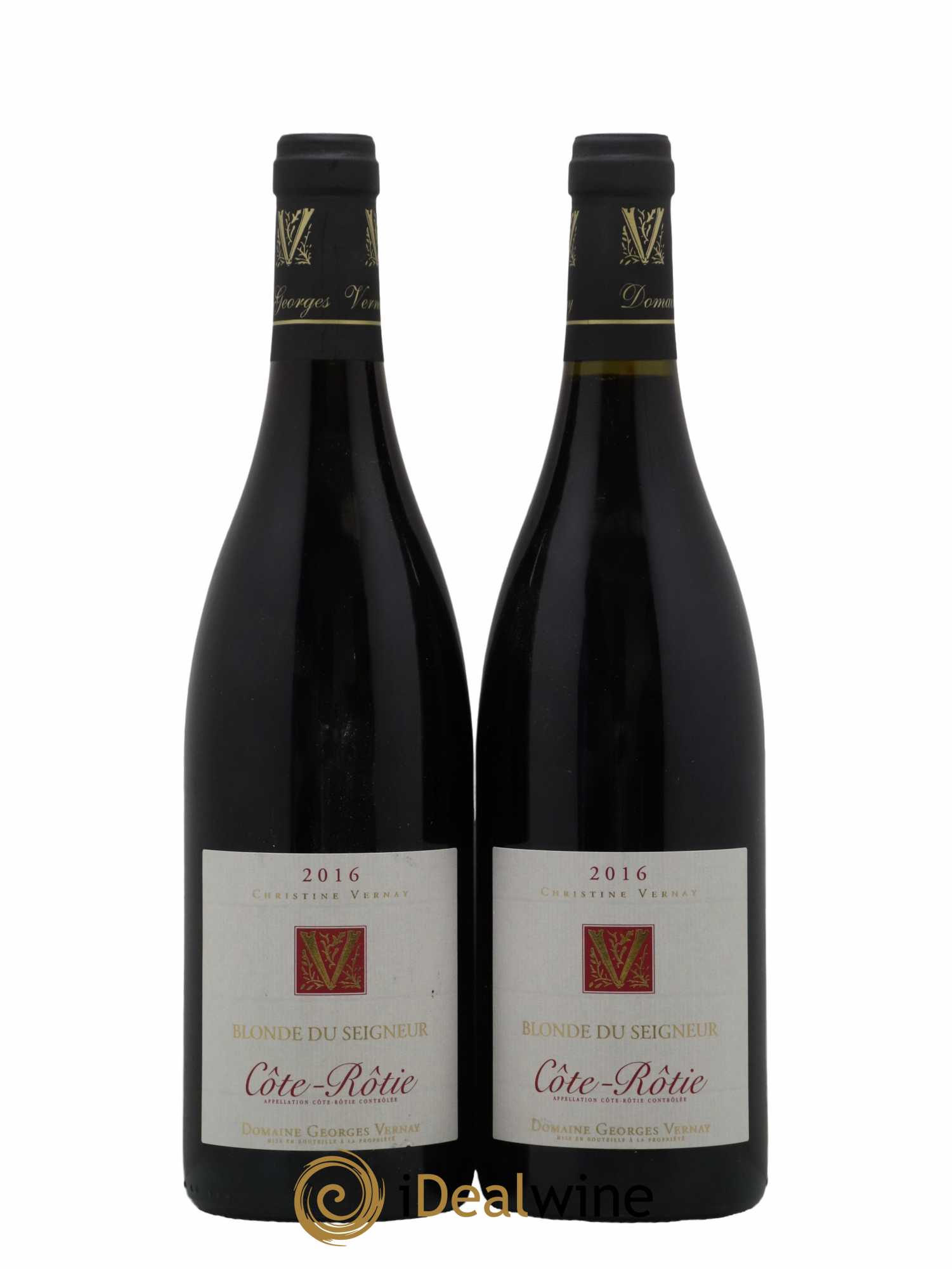 Côte-Rôtie George Vernay Blonde Du Seigneur 2016 - Lot de 2 bouteilles - 0