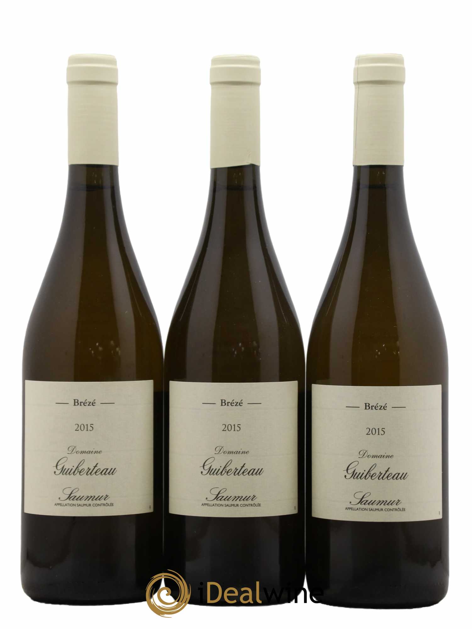 Saumur Brézé Domaine Guiberteau 2015 - Posten von 3 Flaschen - 0