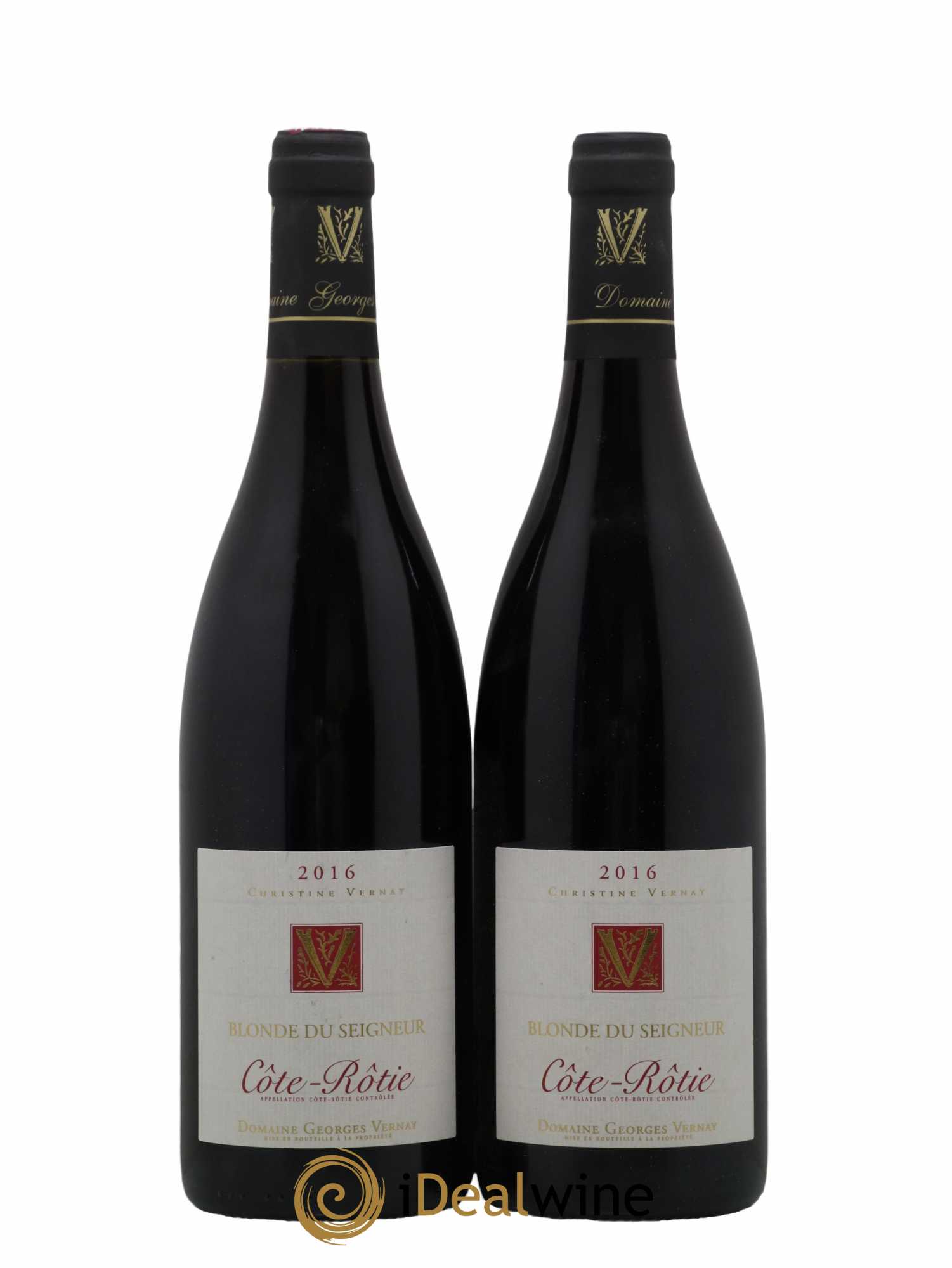 Côte-Rôtie George Vernay Blonde Du Seigneur 2016 - Lot de 2 bouteilles - 0