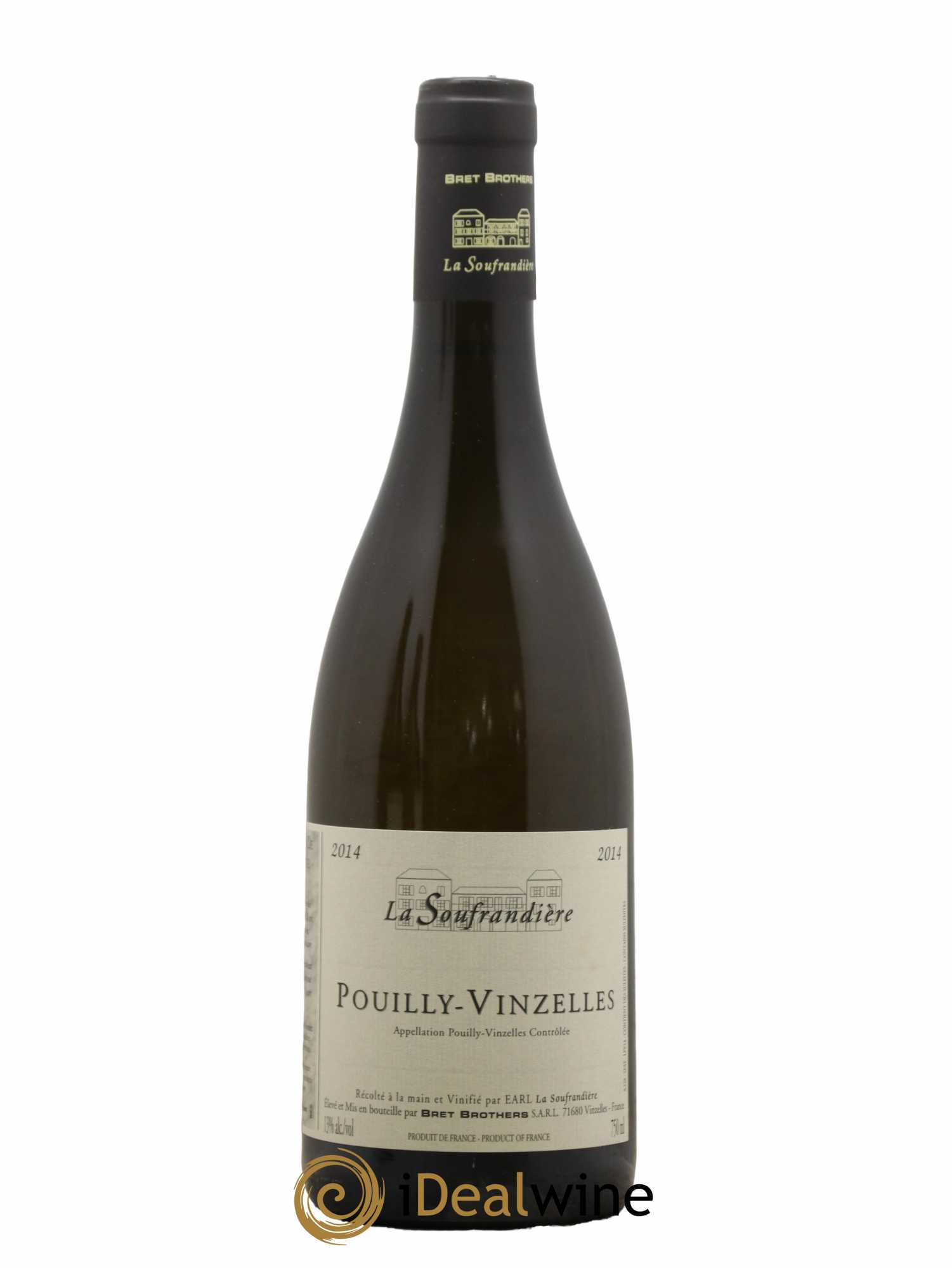Pouilly-Vinzelles La Soufrandière - Bret Brothers 2014 - Lot de 1 bouteille - 0