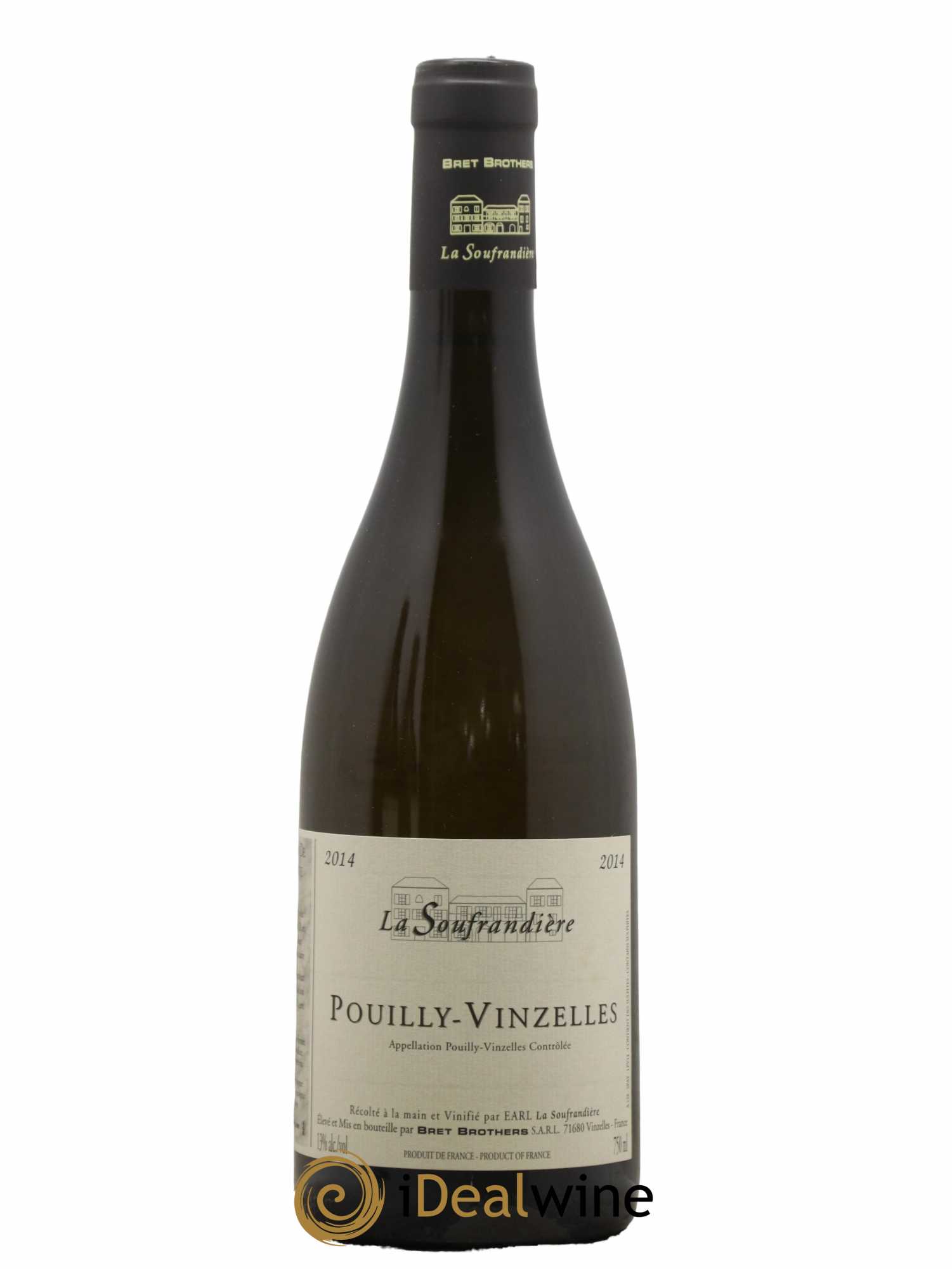 Pouilly-Vinzelles La Soufrandière - Bret Brothers 2014 - Lot de 1 bouteille - 0