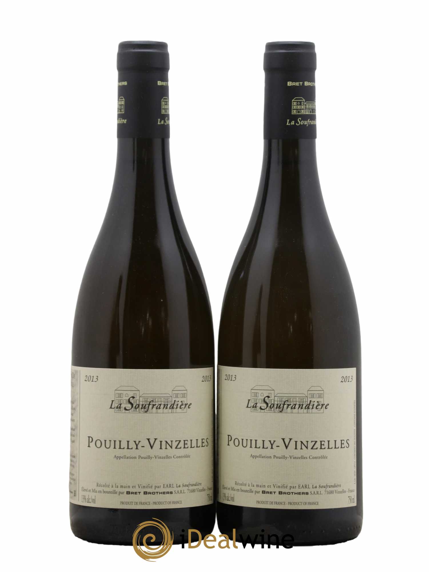 Pouilly-Vinzelles La Soufrandière - Bret Brothers 2013 - Lot de 2 bouteilles - 0