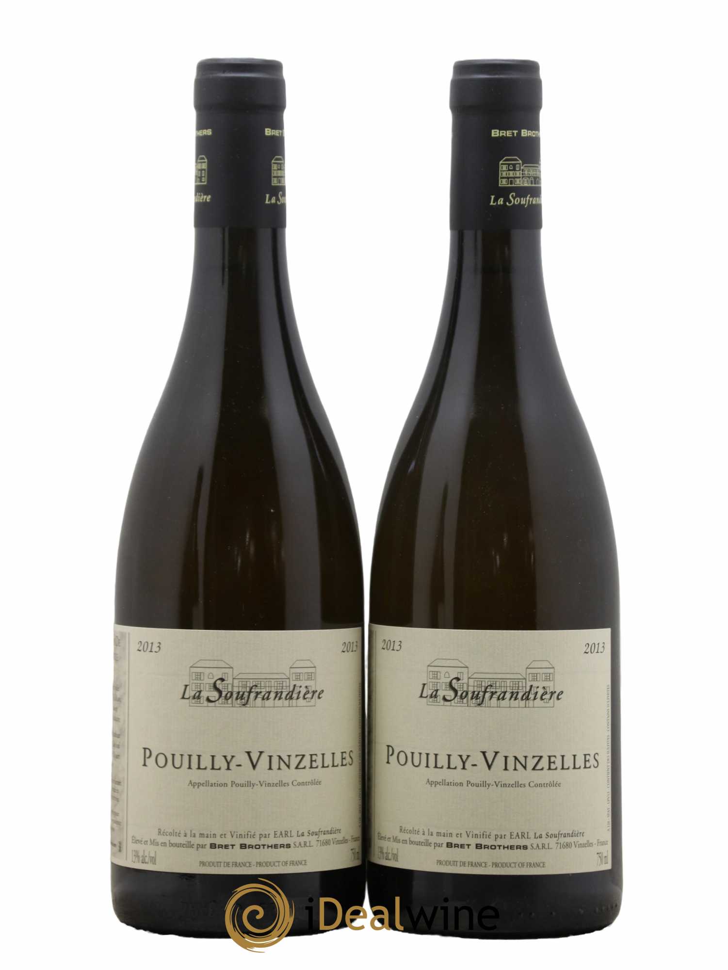 Pouilly-Vinzelles La Soufrandière - Bret Brothers 2013 - Lot de 2 bouteilles - 0