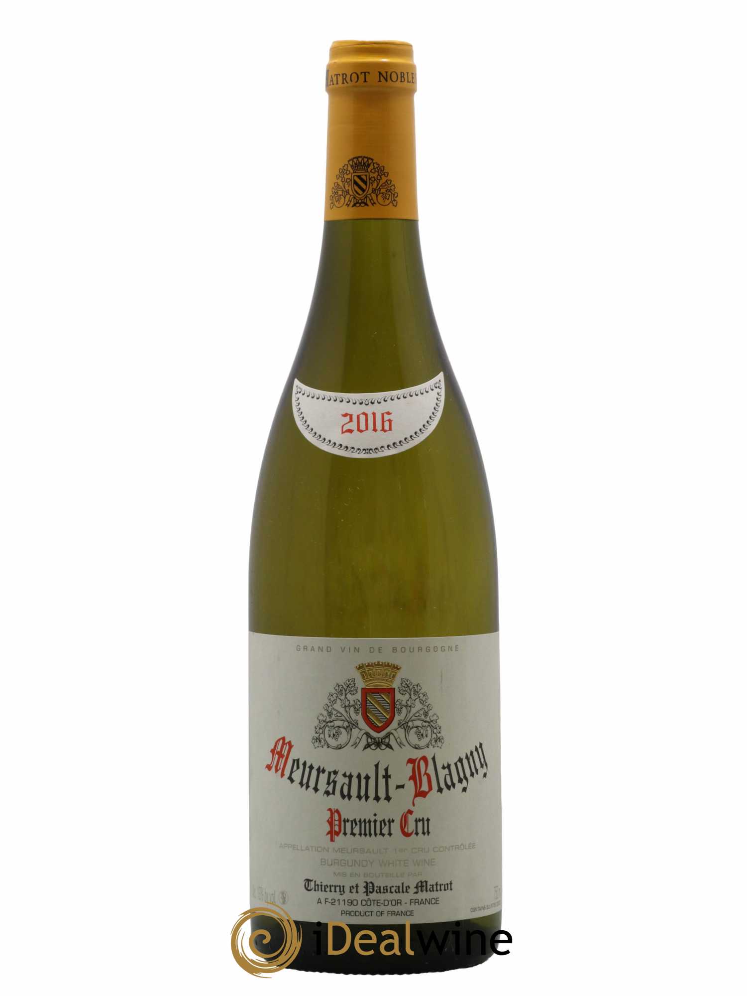 Meursault 1er Cru Blagny Pierre Matrot 2016 - Lot de 1 bouteille - 0