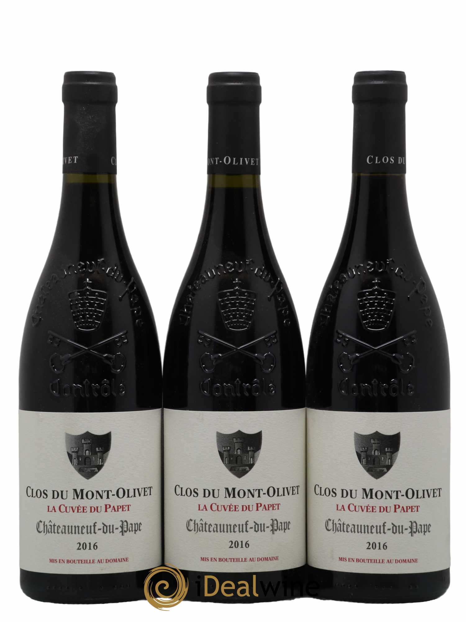 Châteauneuf-du-Pape Cuvée du Papet Clos du Mont-Olivet 2016 - Lot de 3 bouteilles - 0