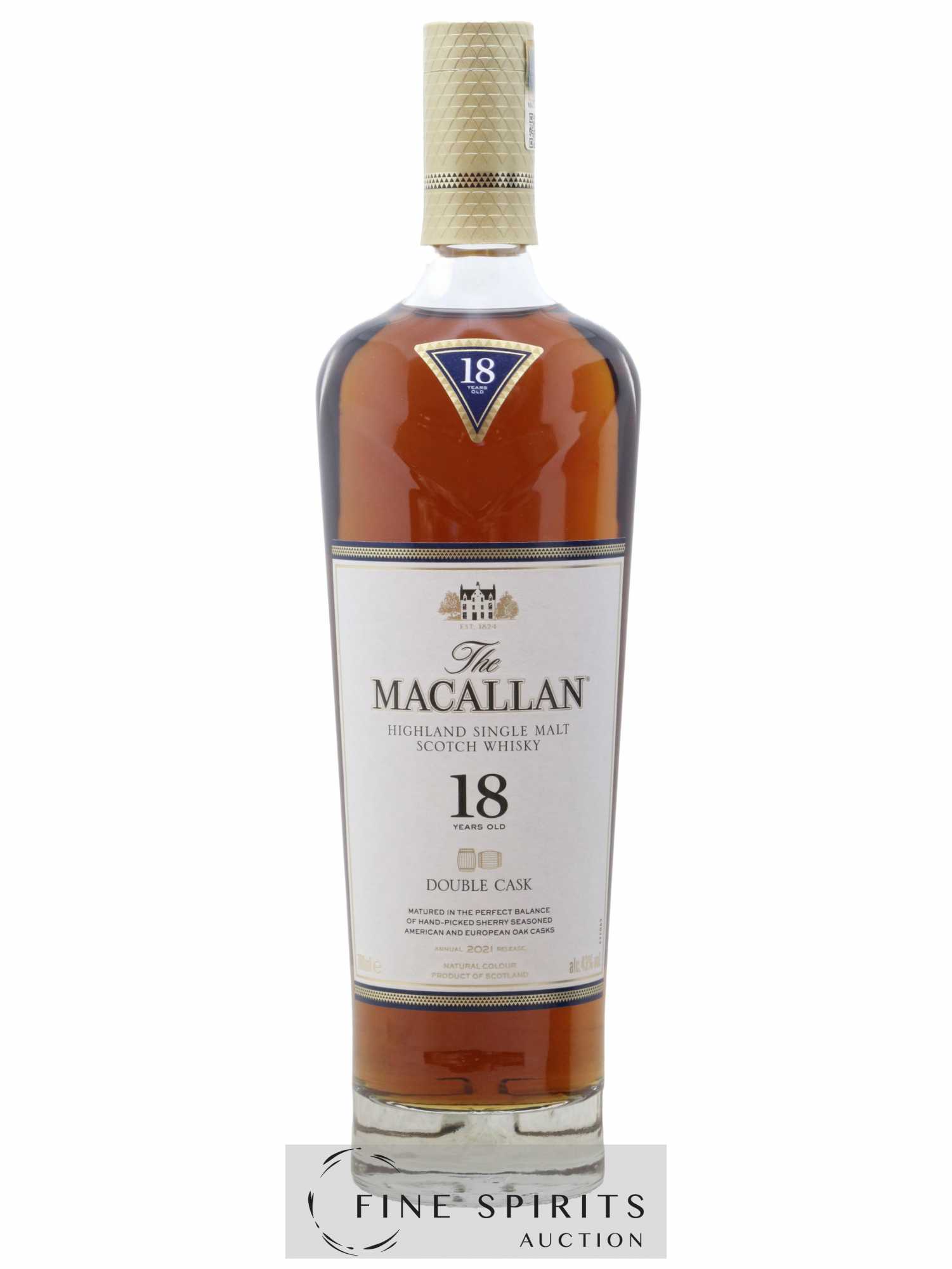 Macallan (The) 18 years Of. Double Cask 2021 Release - Lot of 1 bottle - 1