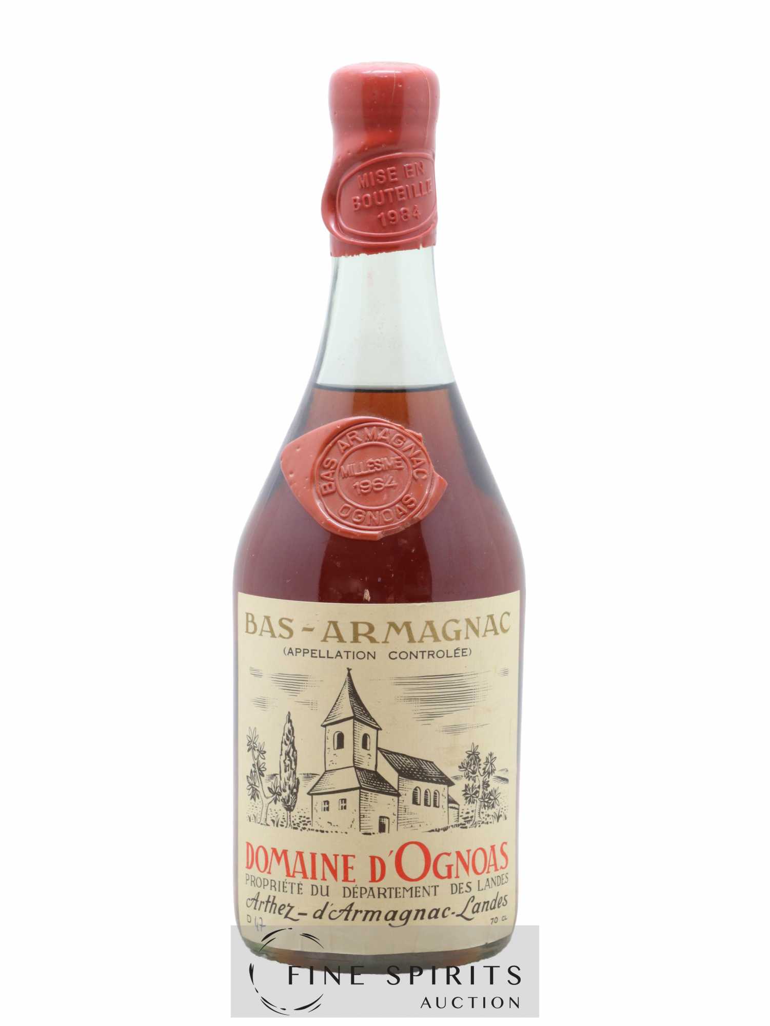 Domaine d'Ogonas 1964 Of. bottled 1984 - Lot of 1 bottle - 0
