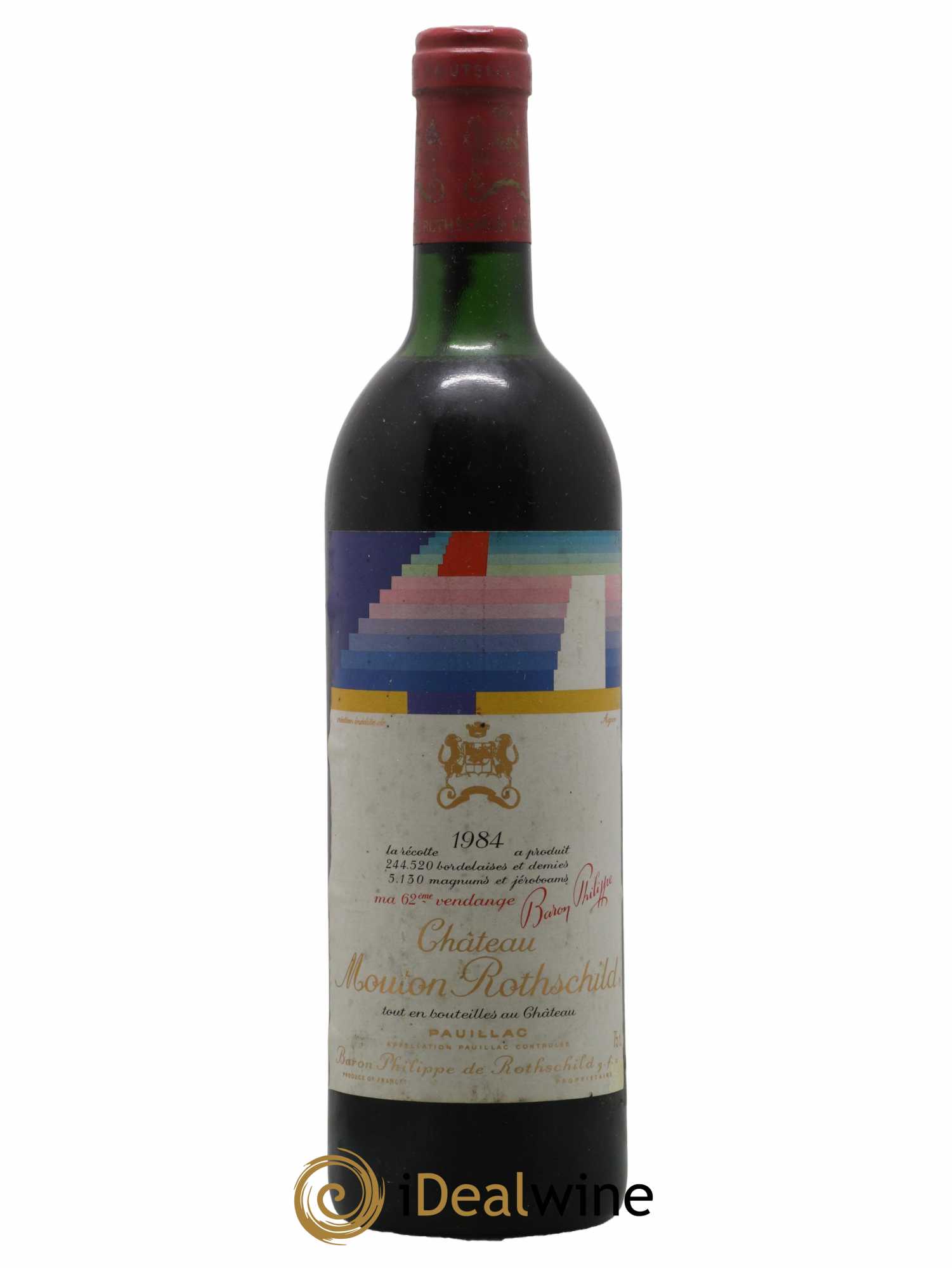 Château Mouton Rothschild 1er Grand Cru Classé 1984 - Lot of 1 bottle - 0