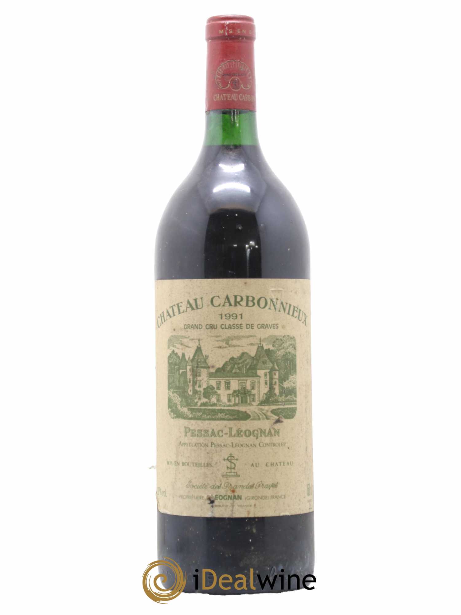 Château Carbonnieux Cru Classé de Graves 1991 - Lot de 1 magnum - 0