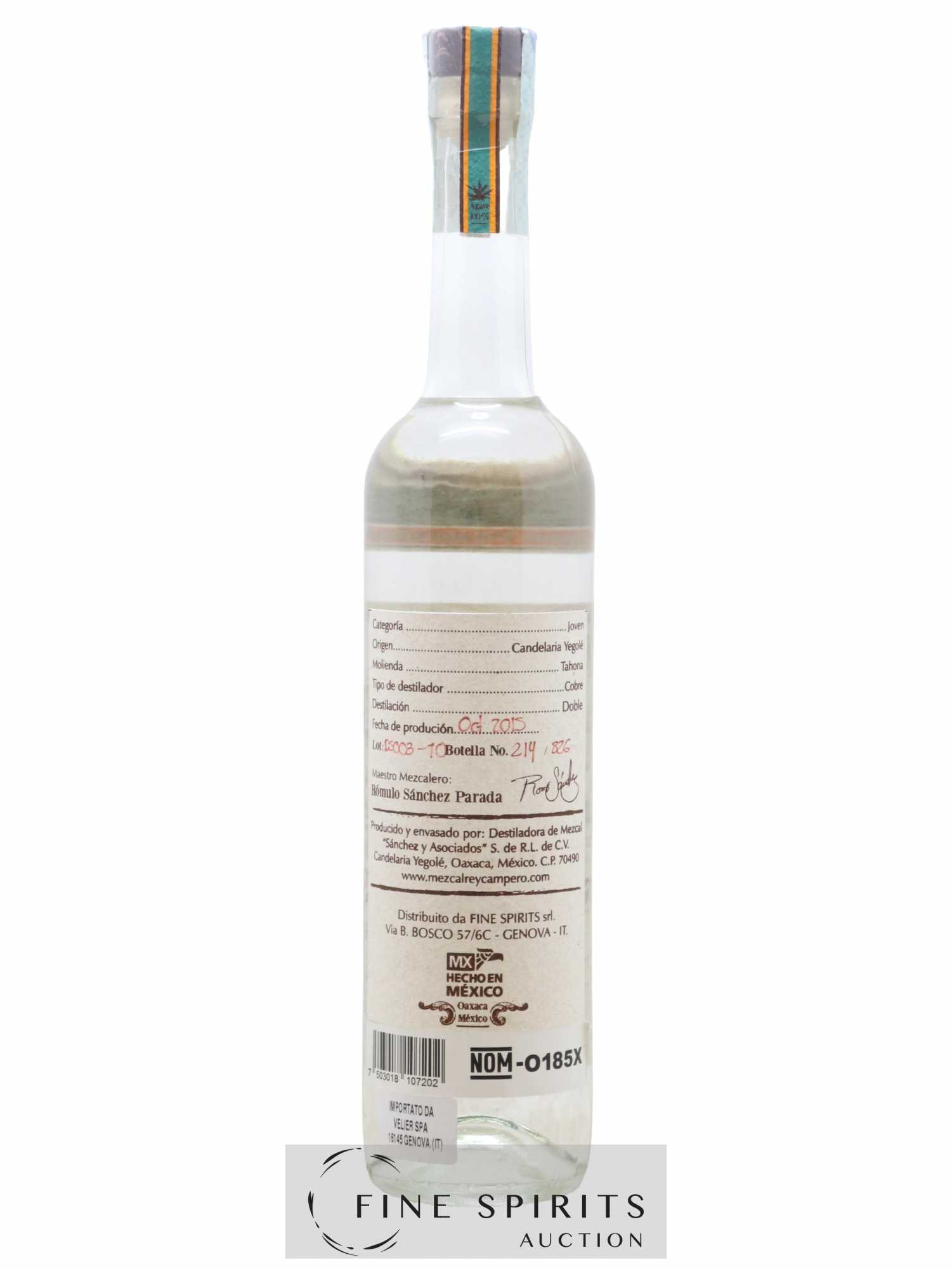 Rey Campero 2015 Of. Lot DS003-10 - One of 826 - Lot de 1 bouteille - 1