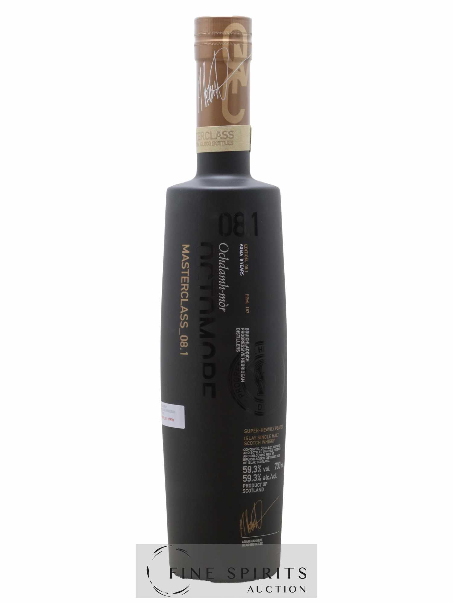 Octomore 8 years Of. Masterclass Edition 08.1 Super-Heavily Peated - One of 42000 Limited Edition - Lotto di 1 bottiglia - 1