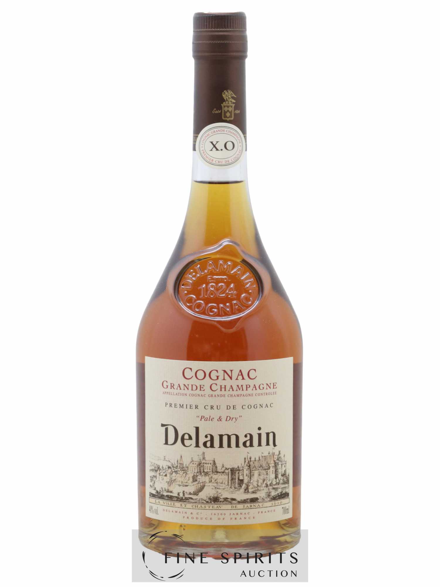 Delamain Of. X.O 1er Cru Pale & Dry - Lot de 1 bouteille - 1