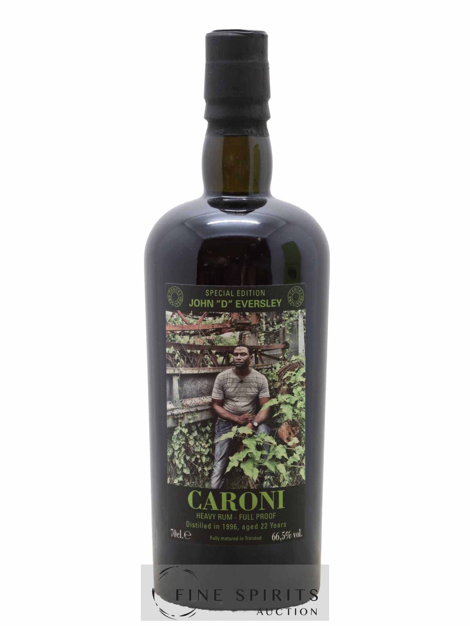 Caroni 22 years 1996 Velier Special Edition John D Eversley One of 1192 - bottled 2018 Employee Serie - Lot de 1 bouteille - 1