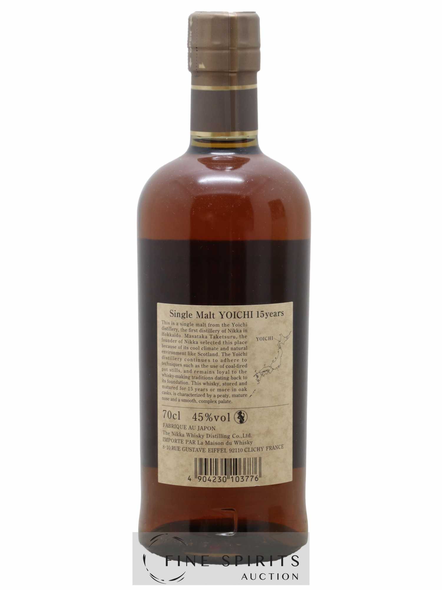 Yoichi 15 years Of. Nikka Whisky - Lot de 1 bouteille - 2
