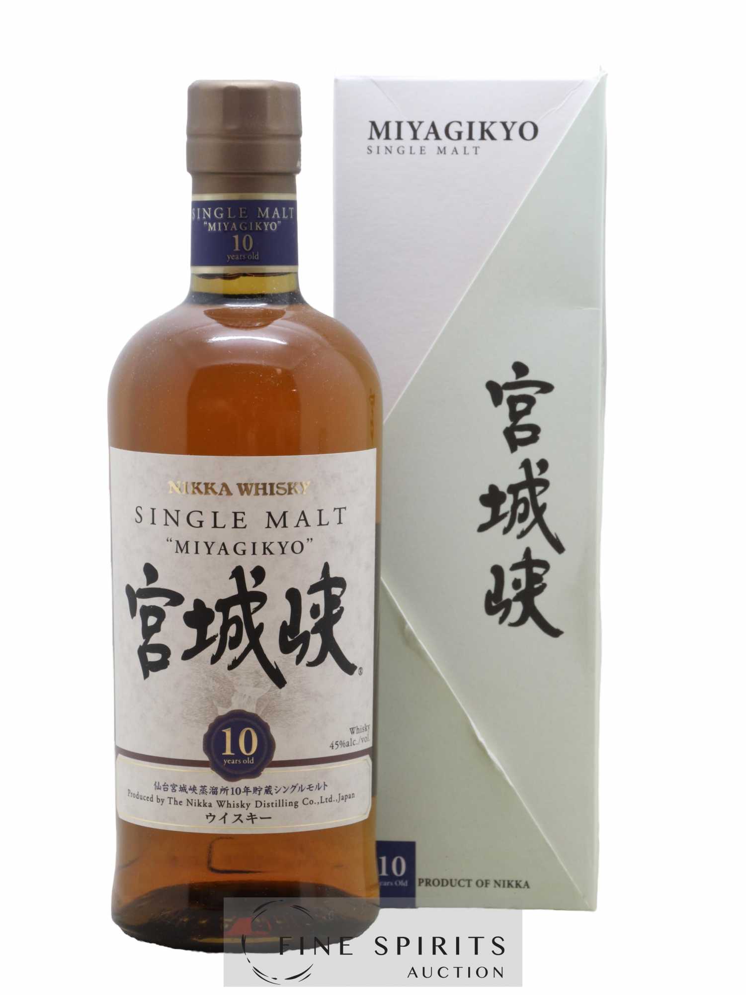 Miyagikyo 10 years Of. Nikka Whisky - Lot de 1 bouteille - 0