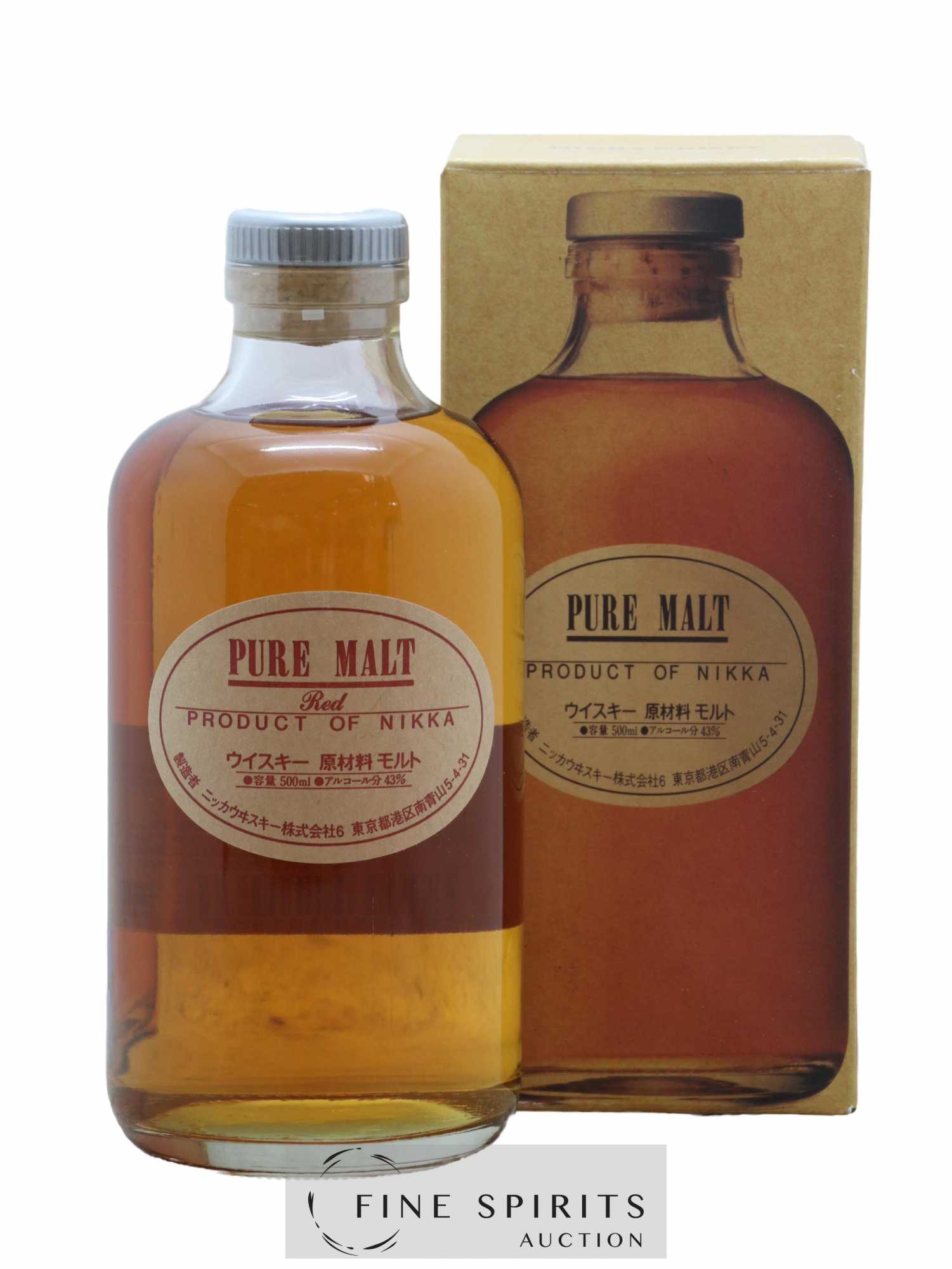 Nikka Of. Pure Malt Red 50cl - Lot de 1 bouteille - 0