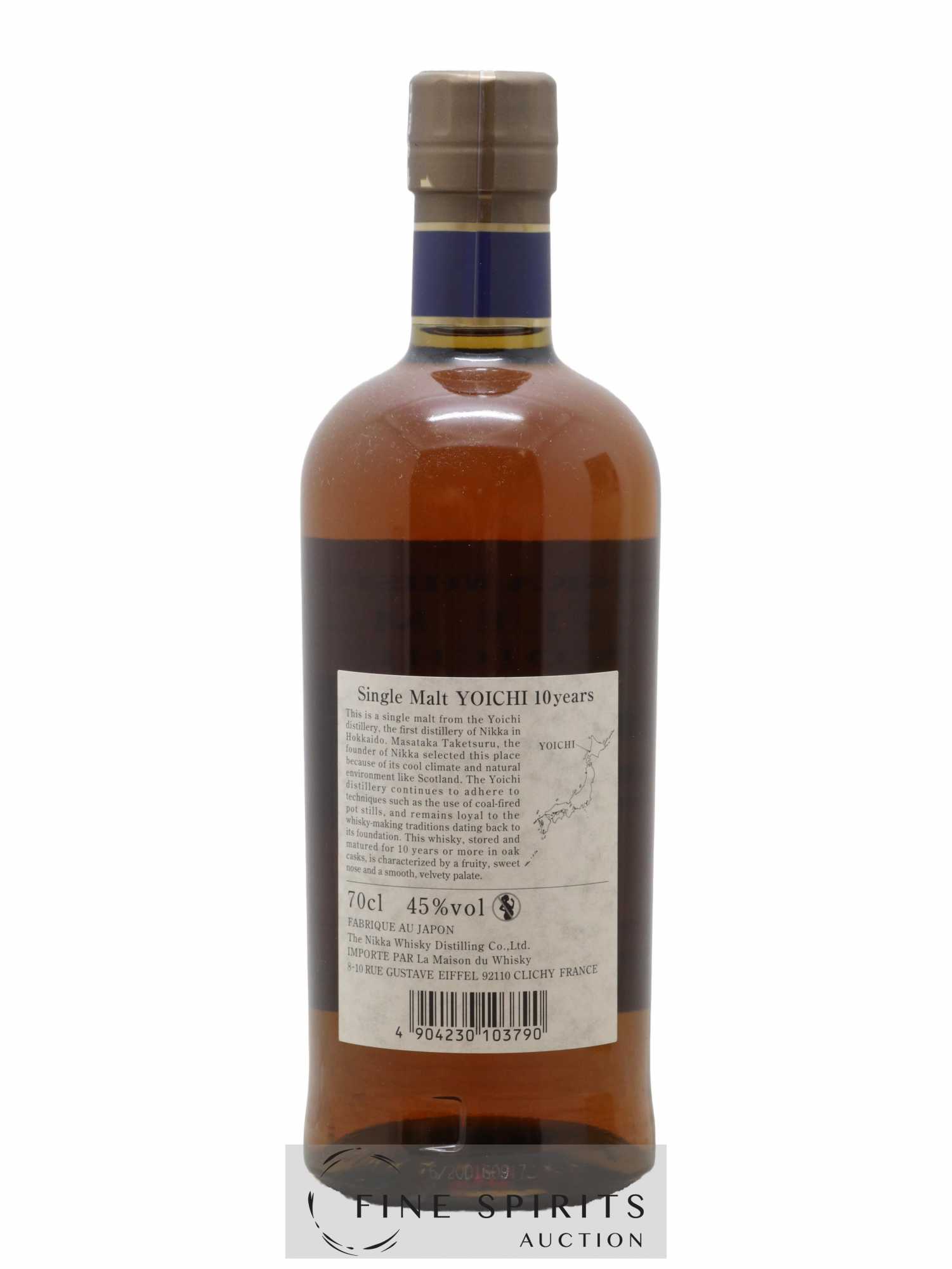 Yoichi 10 years Of. Nikka Whisky - Lot de 1 bouteille - 2