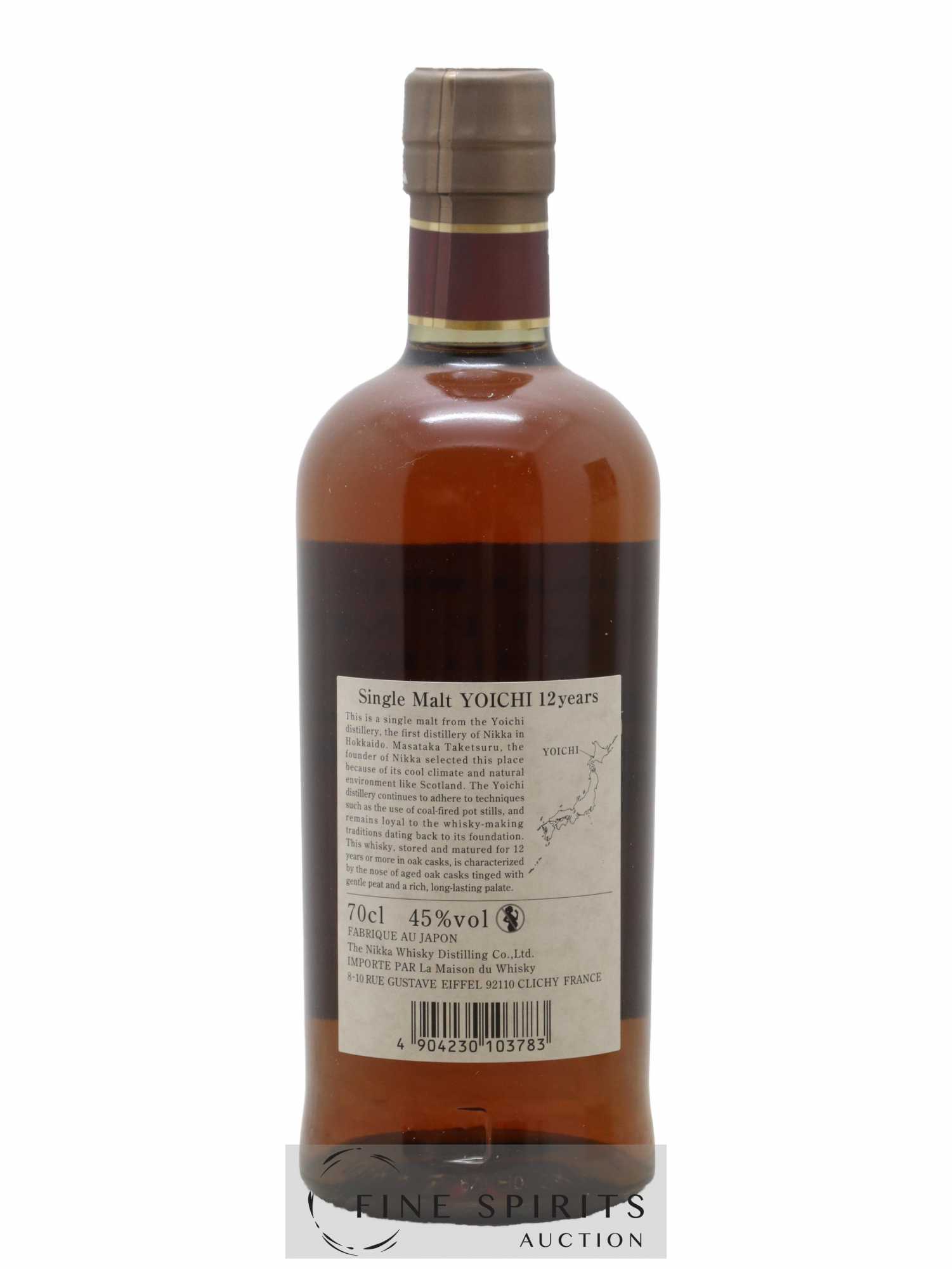 Yoichi 12 years Of. Nikka Whisky - Posten von 1 Flasche - 2