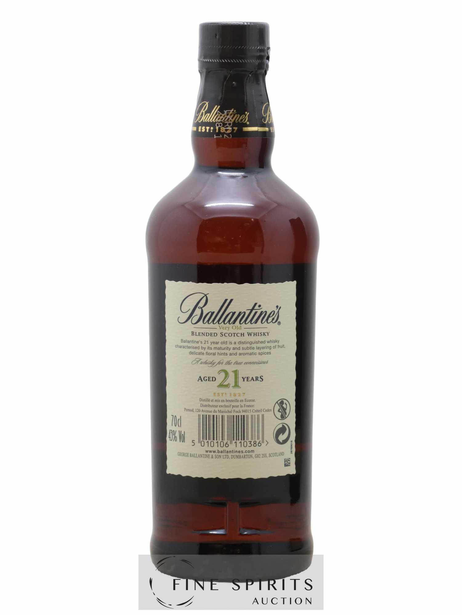 Ballantine's 21 years Of. Very Old - Lot de 1 bouteille - 2