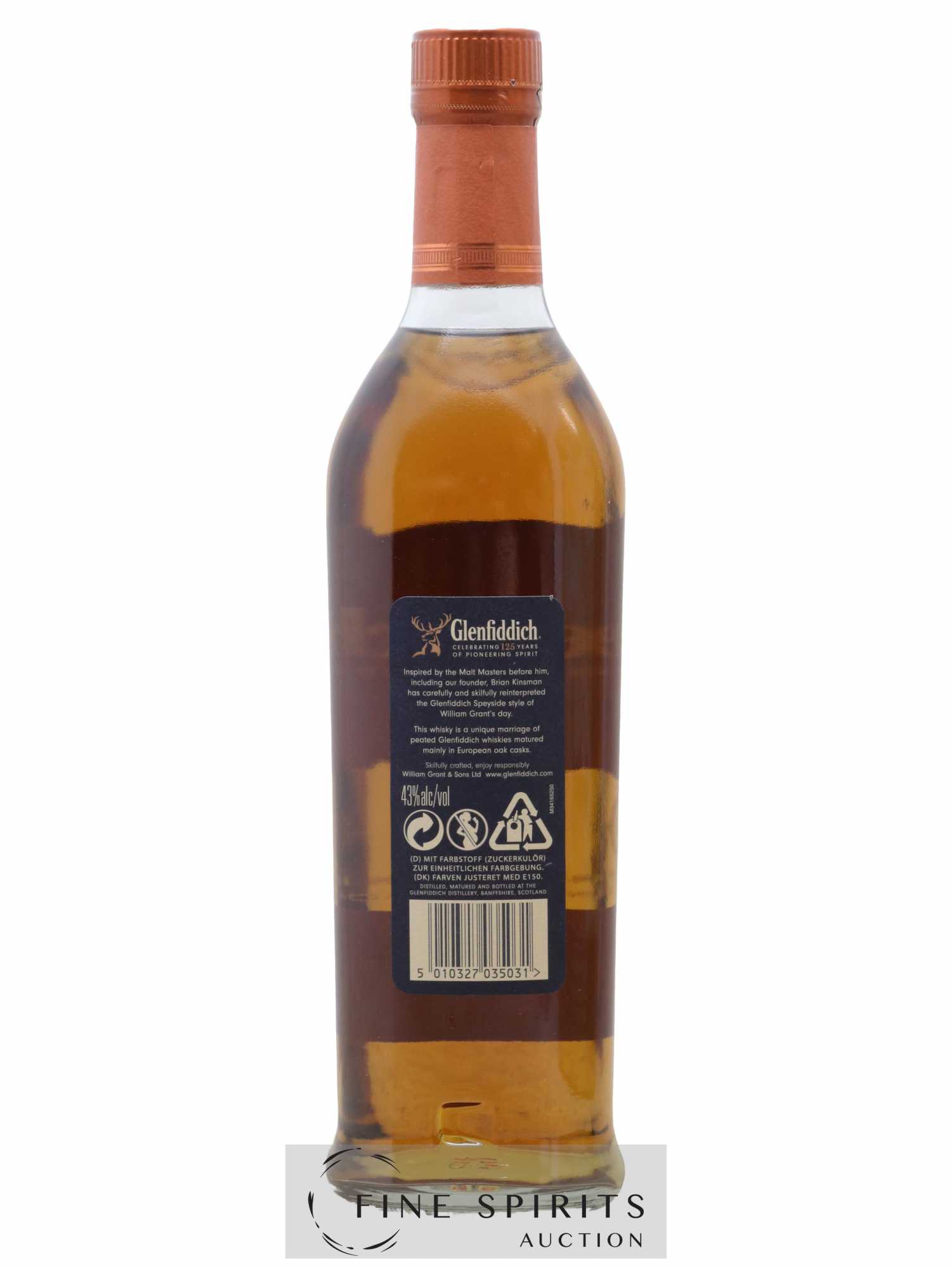 Glenfiddich Of. 125th Anniversary Edition bottled 2012 - Lot de 1 bouteille - 2