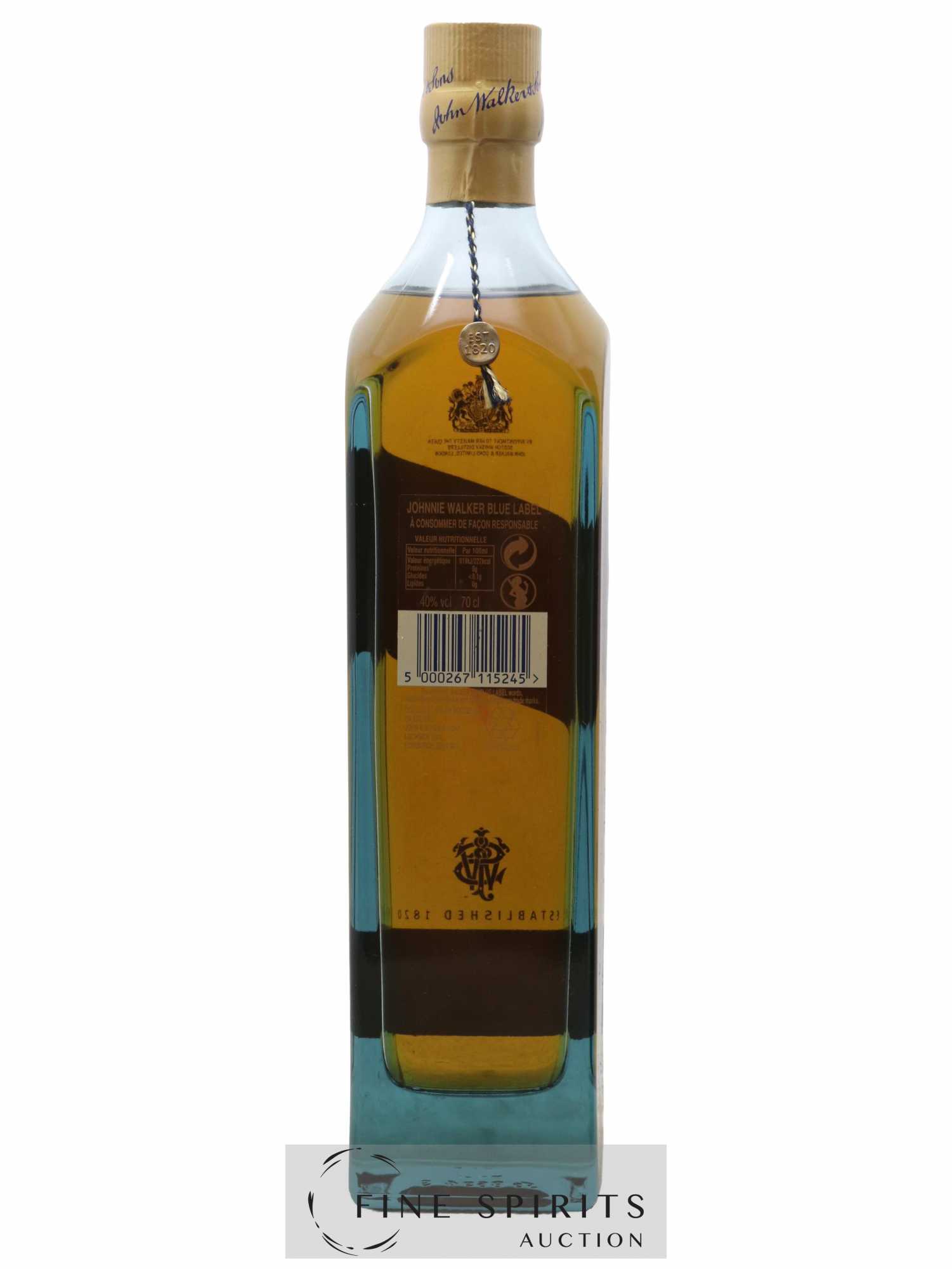 Johnnie Walker Of. Blue Label (70 cl.) - Lot of 1 bottle - 2