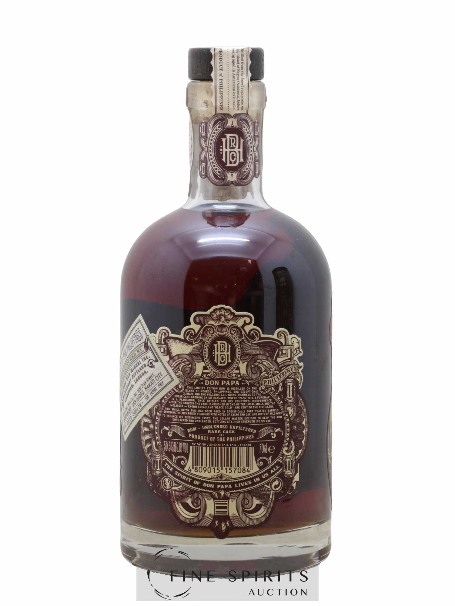 Don Papa Of. Rare Cask Unblended Unfilterred - Lotto di 1 bottiglia - 2