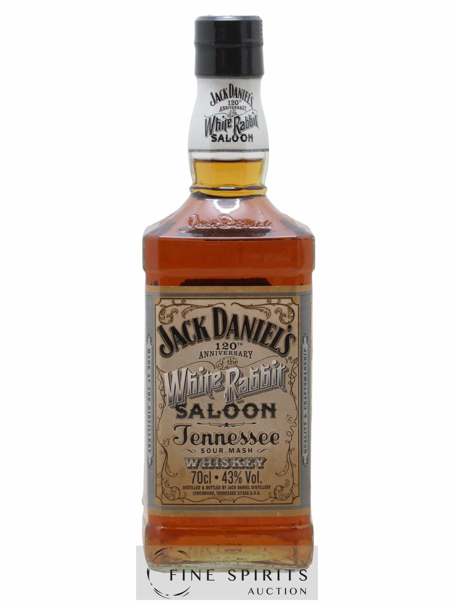 Jack Daniel's Of. White Rabbit Saloon 120th Anniversary Limited bottling - Lot de 1 bouteille - 1