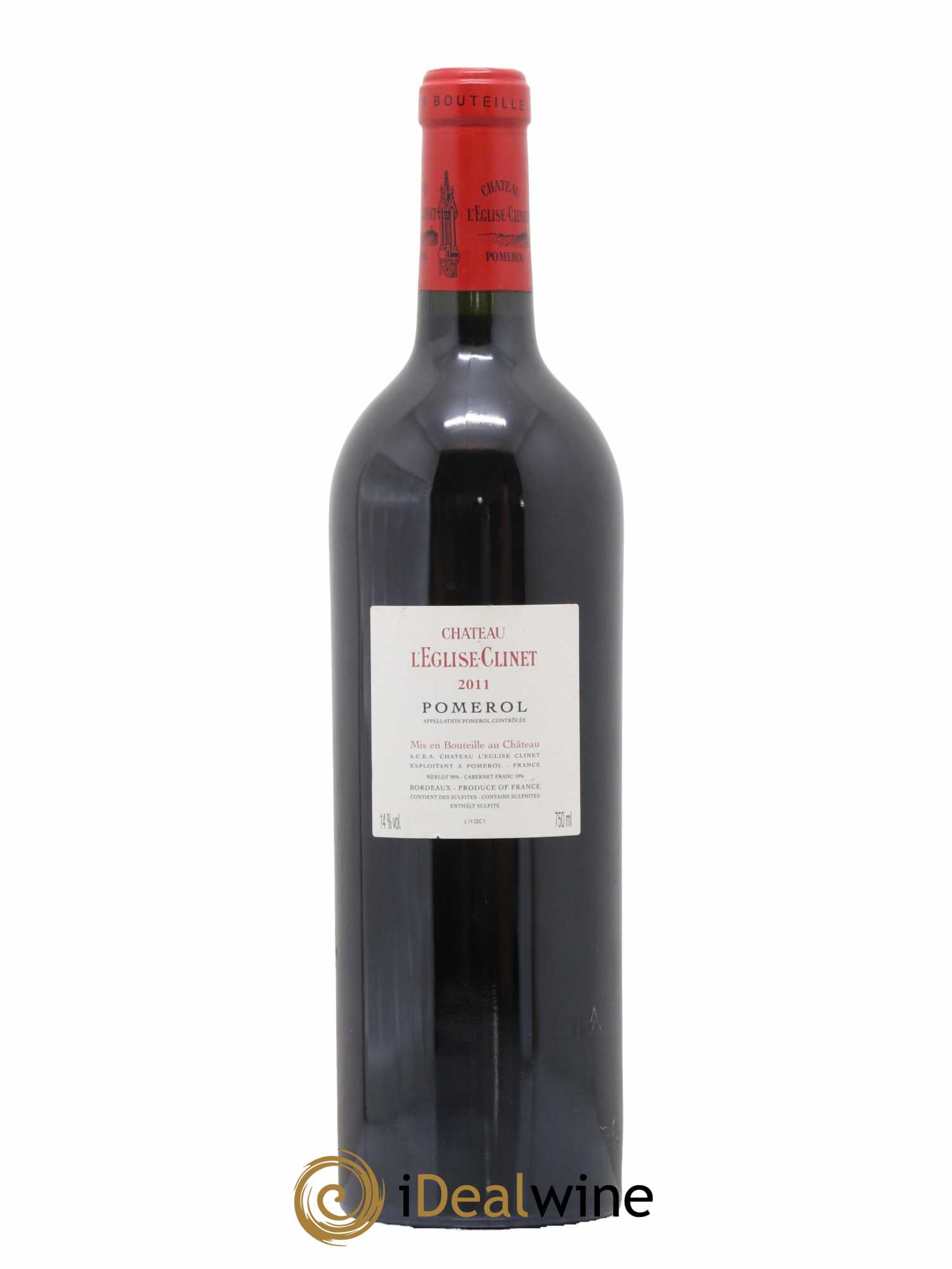 Château l' Église Clinet 2011 - Lot de 1 bouteille - 1