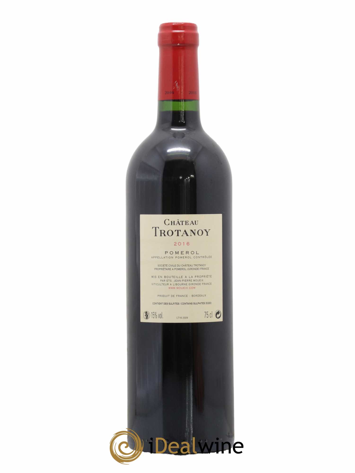 Château Trotanoy 2016 - Lot de 1 bouteille - 1