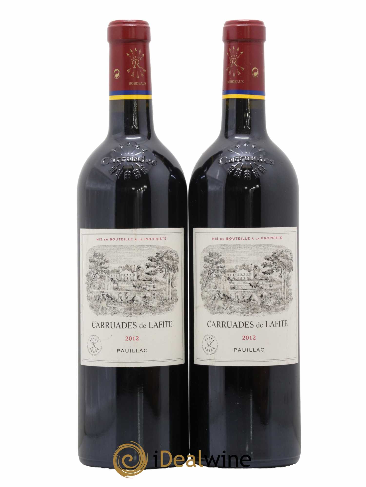 Carruades de Lafite Rothschild Second Vin 2012 - Lot de 2 bouteilles - 0