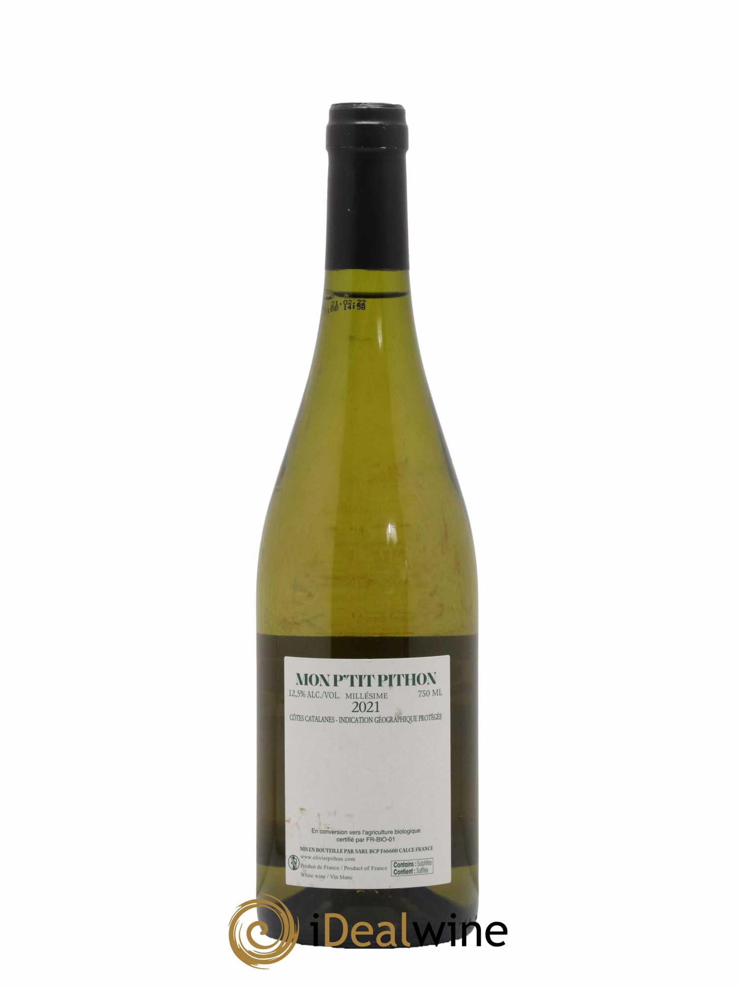 Côtes Catalanes Olivier Pithon Mon P'tit Pithon 2021 - Posten von 1 Flasche - 1