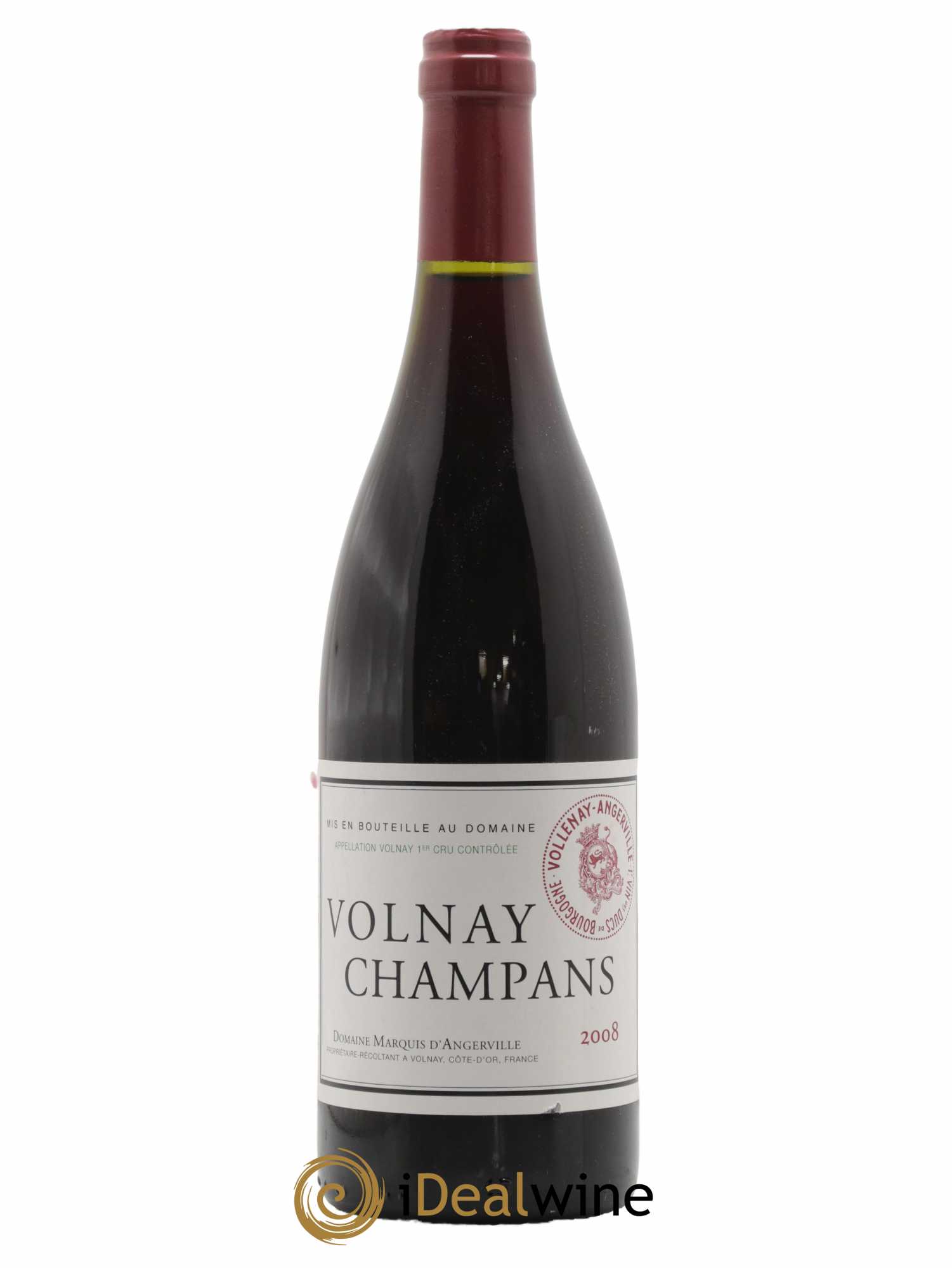 Volnay 1er Cru Champans Marquis d'Angerville (Domaine) 2008 - Lot de 1 bouteille - 0