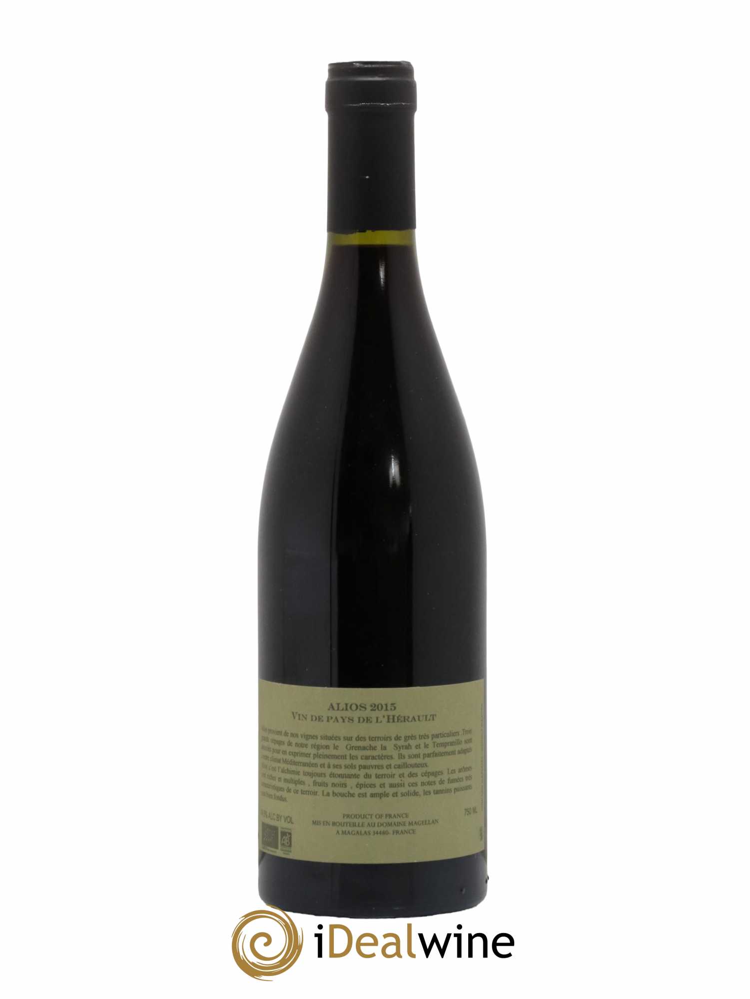 Pays d'Hérault Alios 2015 - Lot de 1 bouteille - 1