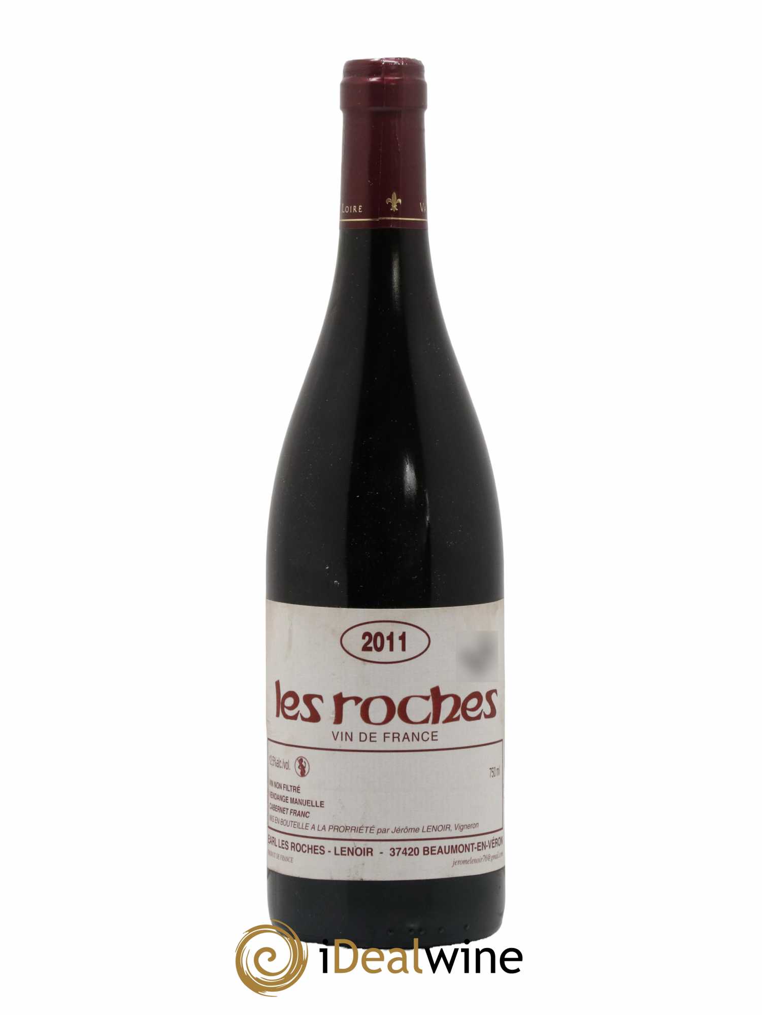 Vin de France Les Roches Lenoir (Domaine) 2011 - Lot de 1 bouteille - 0