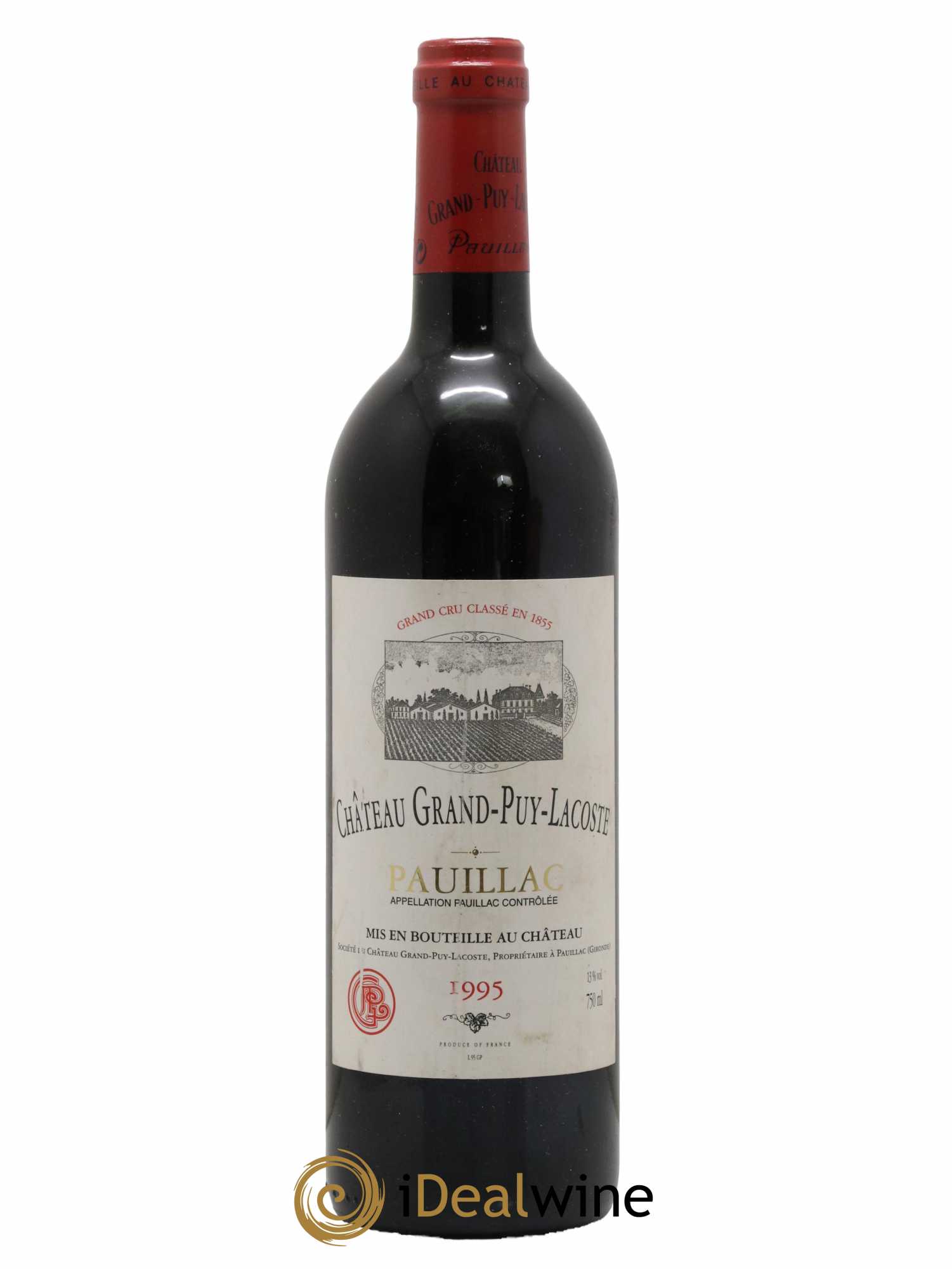 Château Grand Puy Lacoste 5ème Grand Cru Classé 1995 - Lot de 1 bouteille - 0