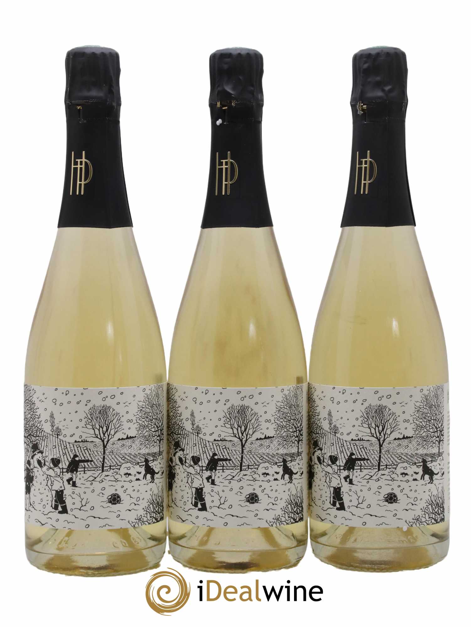 Champagne Blanc Comme Neige Romain Henin Quentin Maza (sans prix de réserve) - Lot de 3 bouteilles - 0