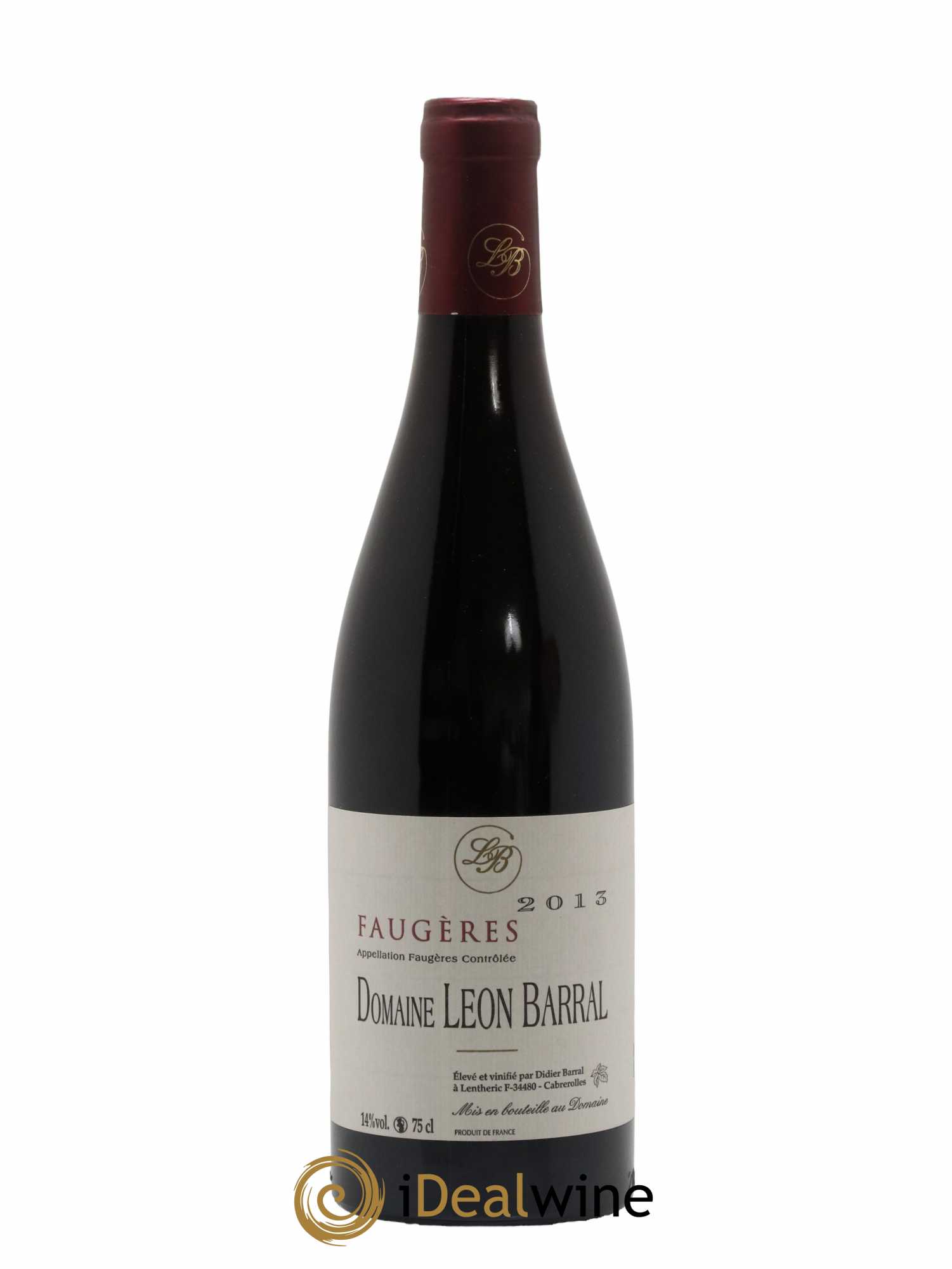 Faugères Domaine Léon Barral 2013 - Lot de 1 bouteille - 0