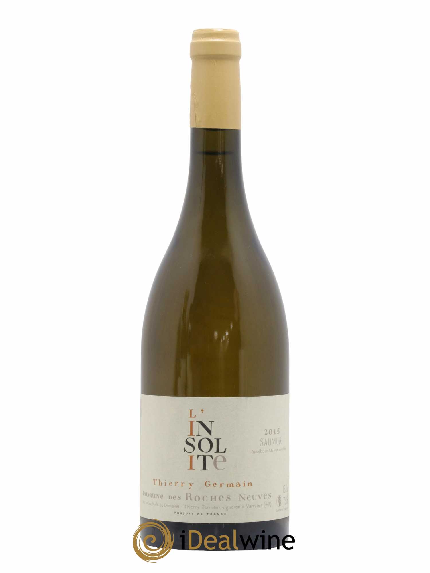 Saumur Insolite Domaine des Roches Neuves - Thierry Germain 2015 - Lot de 1 bouteille - 0