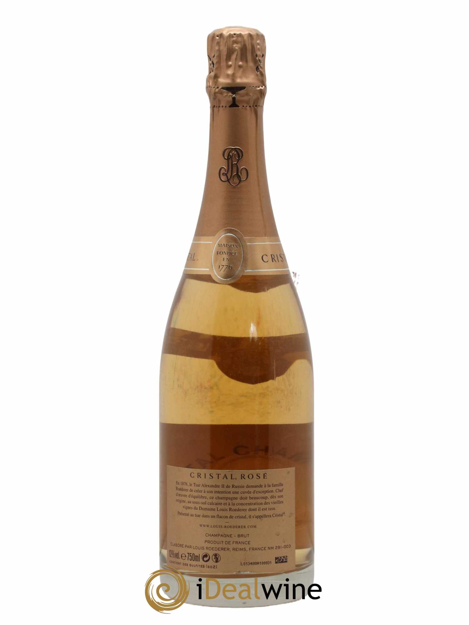 Cristal Louis Roederer 2012 - Lot de 1 bouteille - 1