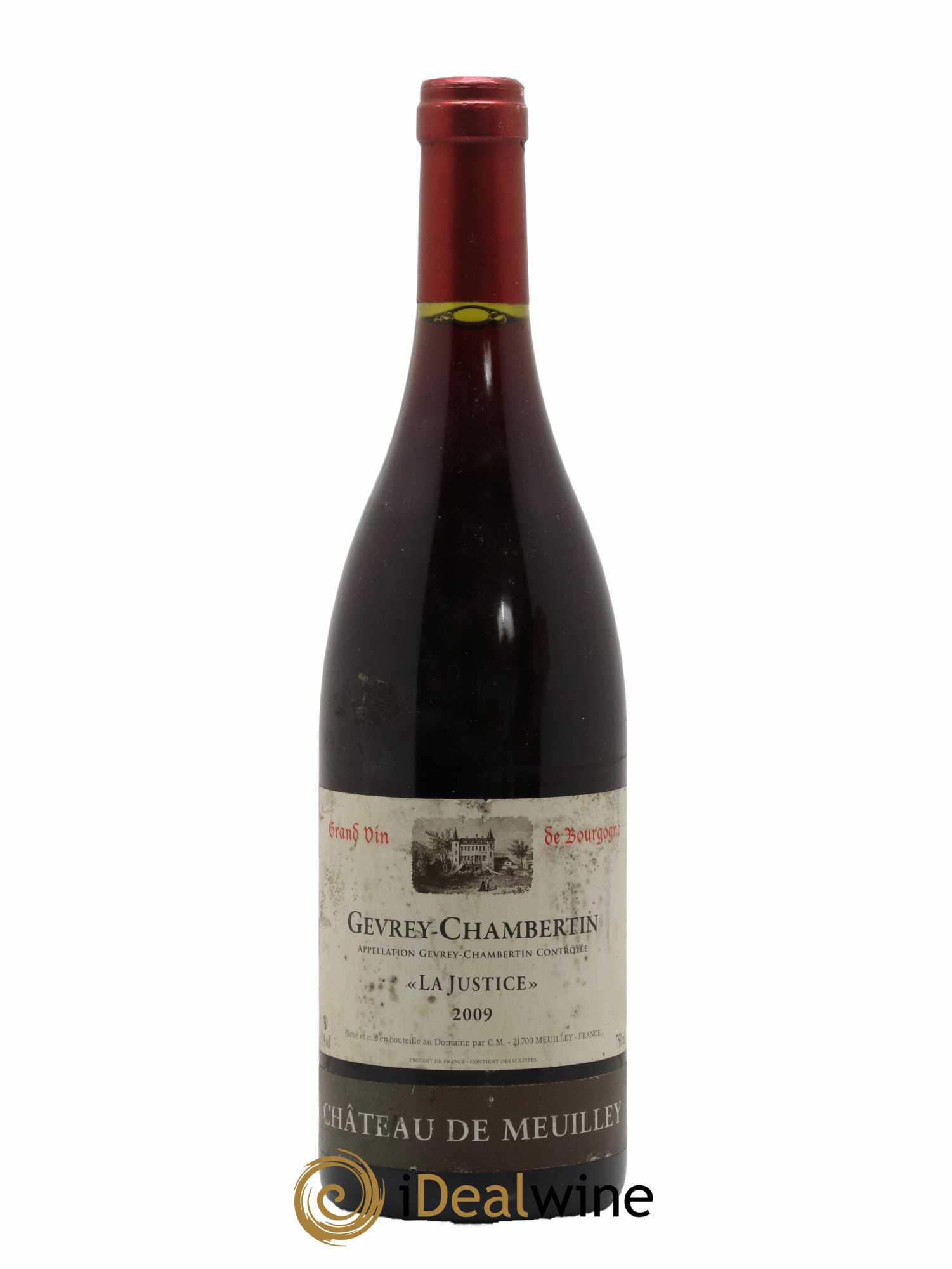 Gevrey-Chambertin La Justice Château De Meuilley 2009 - Lot of 1 bottle - 0