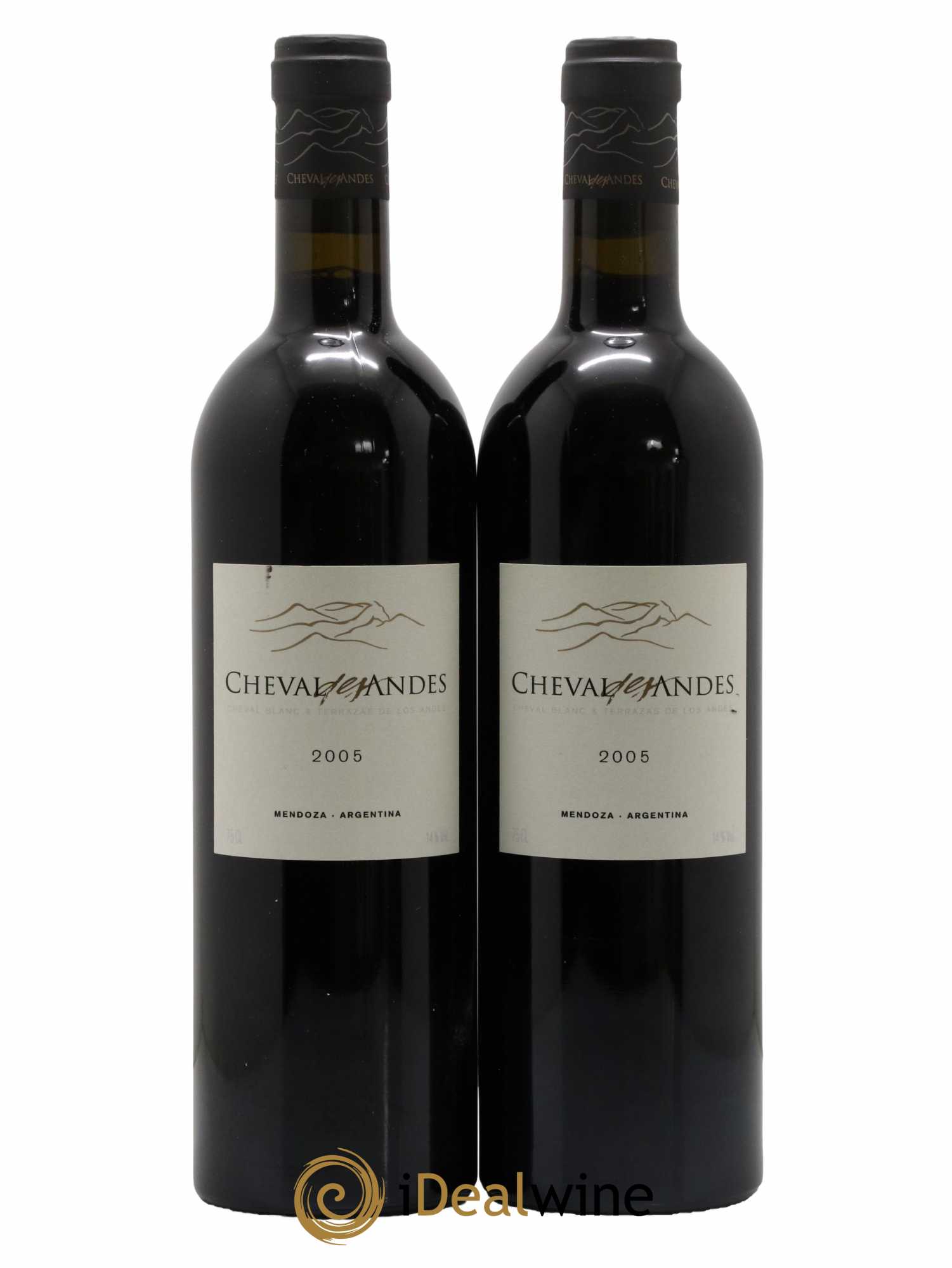 Mendoza Cheval des Andes 2005 - Lot of 2 bottles - 0