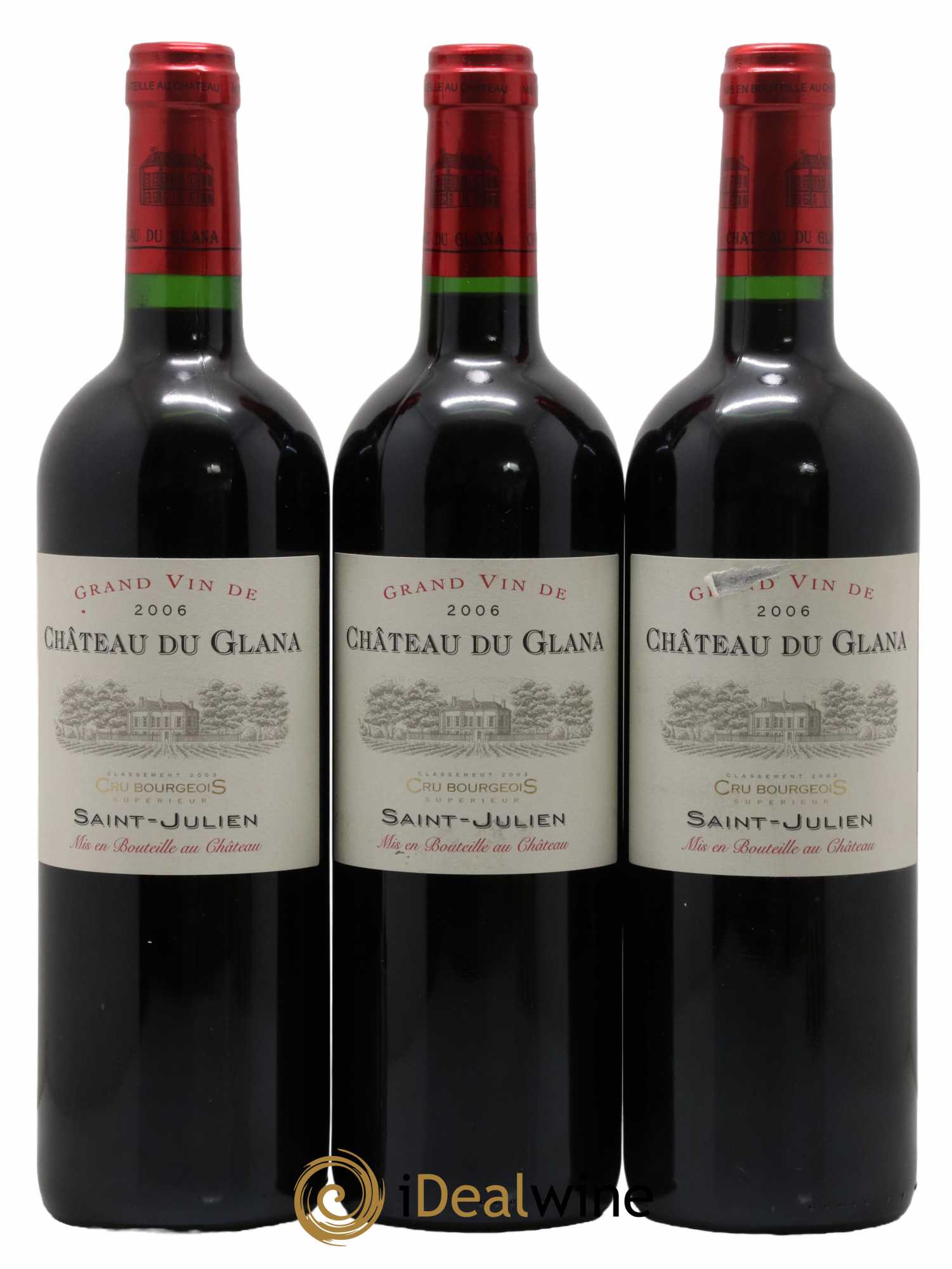 Château du Glana 2006 - Lot de 3 bouteilles - 0