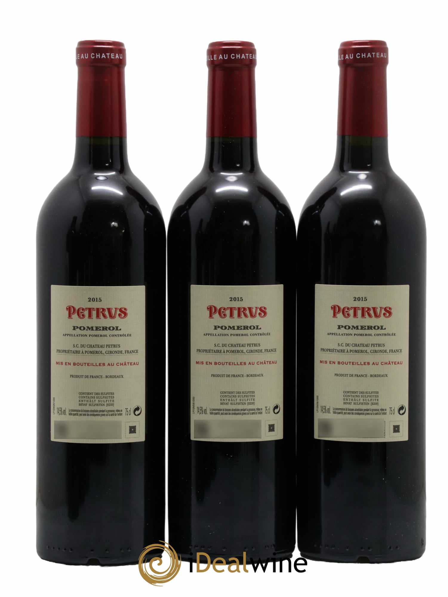 Petrus 2015 - Lot de 6 bouteilles - 4