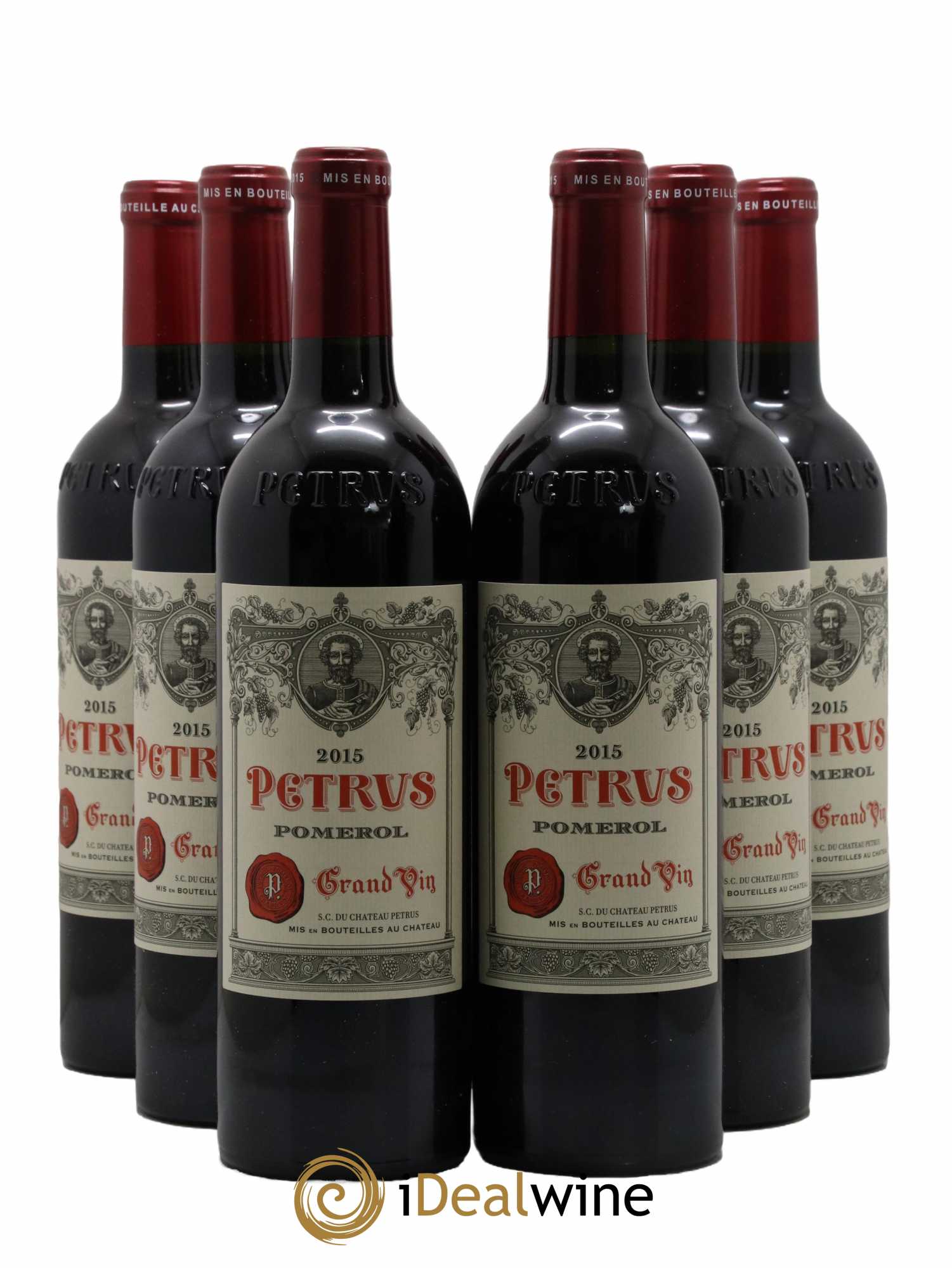 Petrus 2015 - Lot de 6 bouteilles - 0